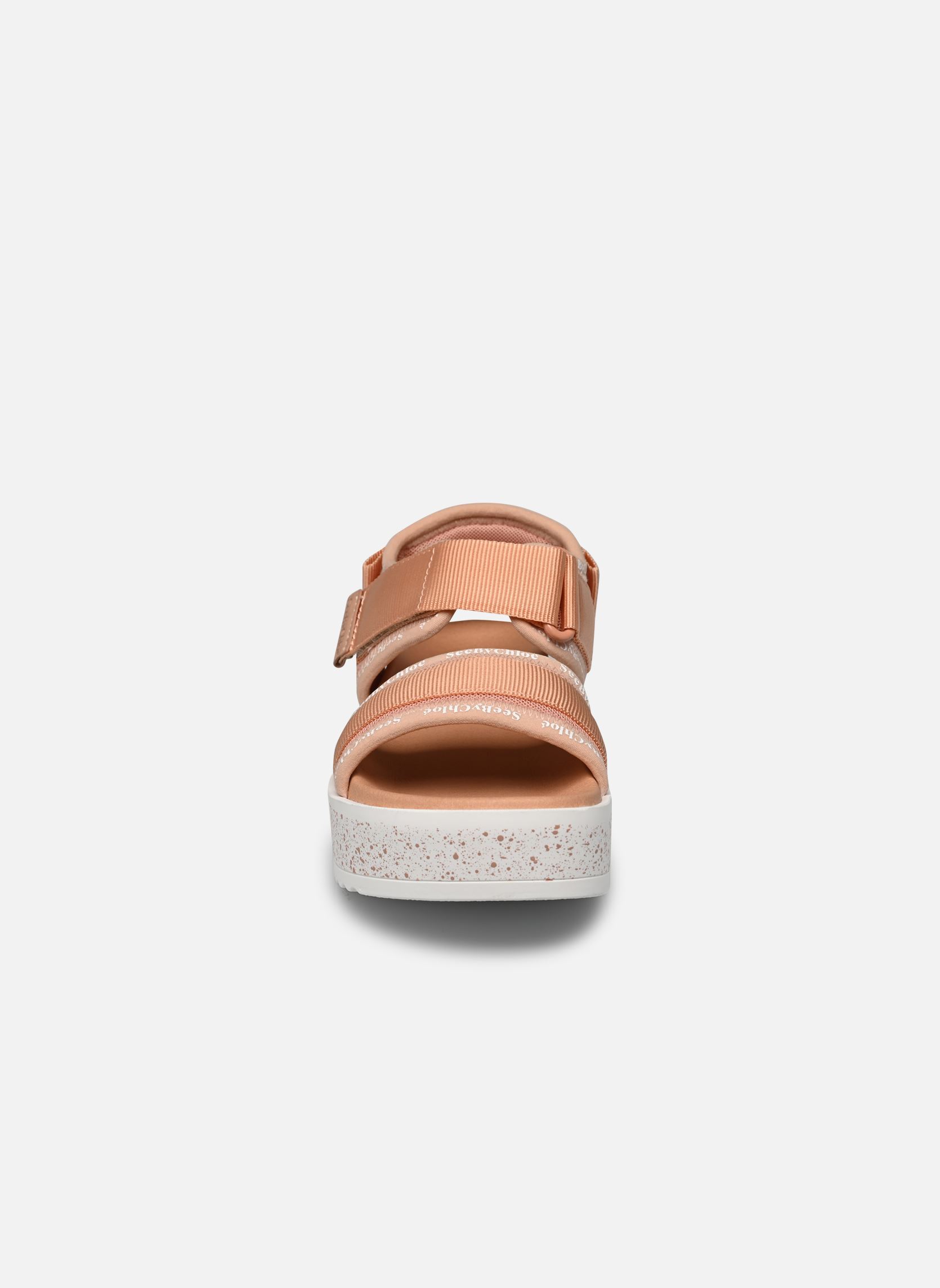 Sandales compensées et plateformes Pipper Sandals Flat femme rose See by Chloé Sandales compensées et plateformes Pipper Sandals Flat femme rose LIGHT/PASTEL PINK