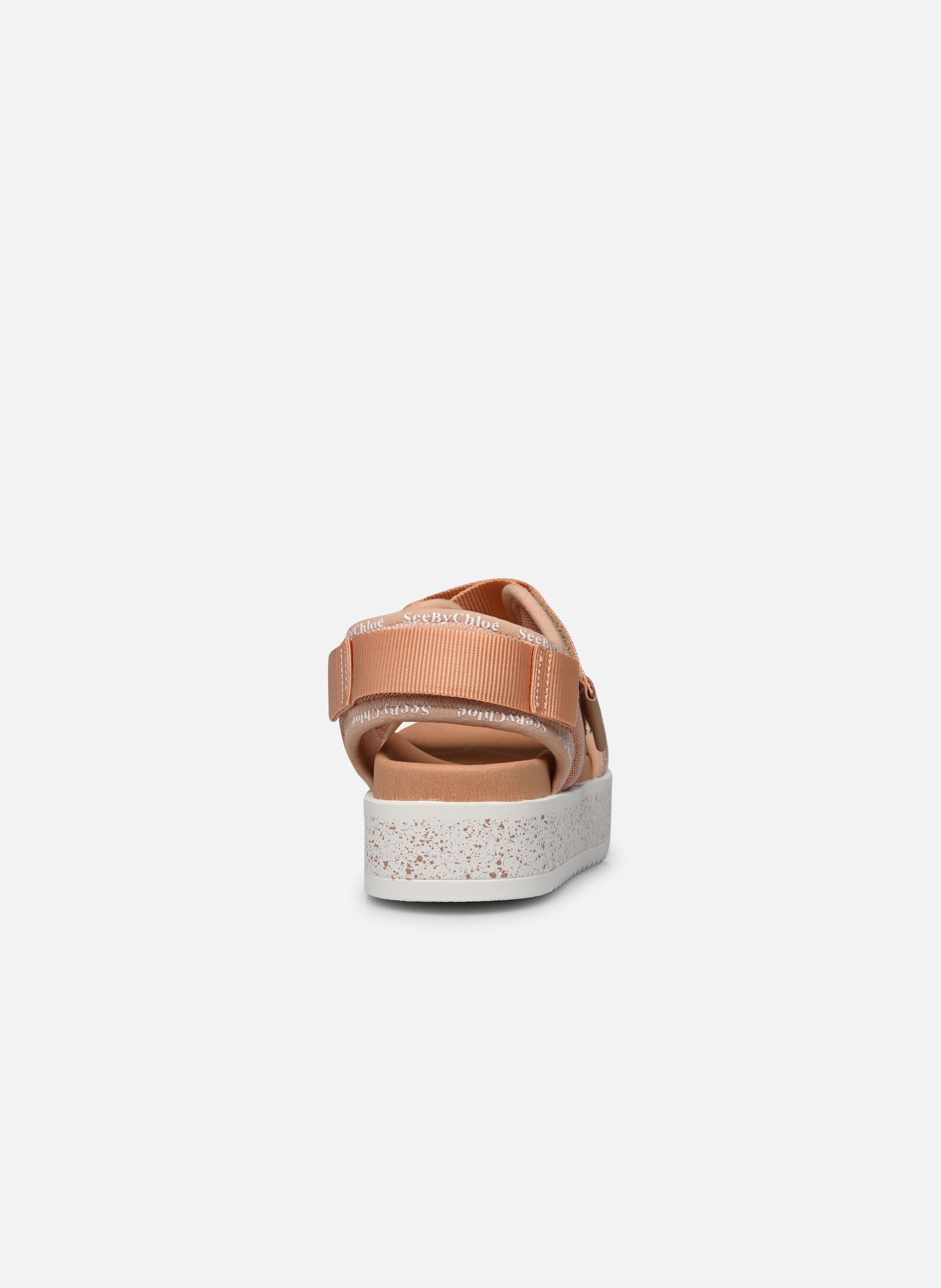 Sandales compensées et plateformes Pipper Sandals Flat femme rose See by Chloé Sandales compensées et plateformes Pipper Sandals Flat femme rose LIGHT/PASTEL PINK
