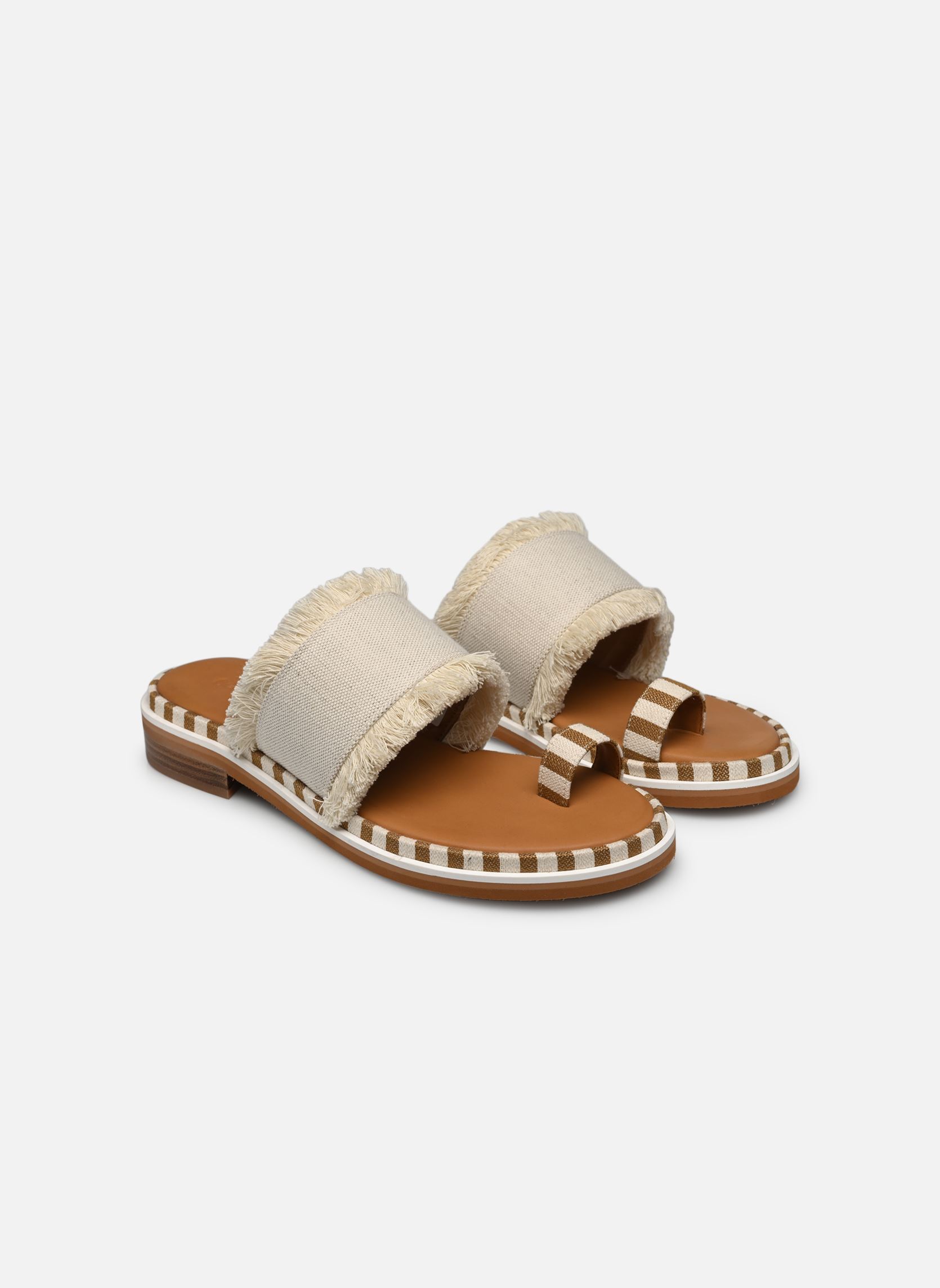 Muilen en klompen Allyson Sandals Flat dames beige See by Chloé Muilen en klompen Allyson Sandals Flat dames beige NATURAL