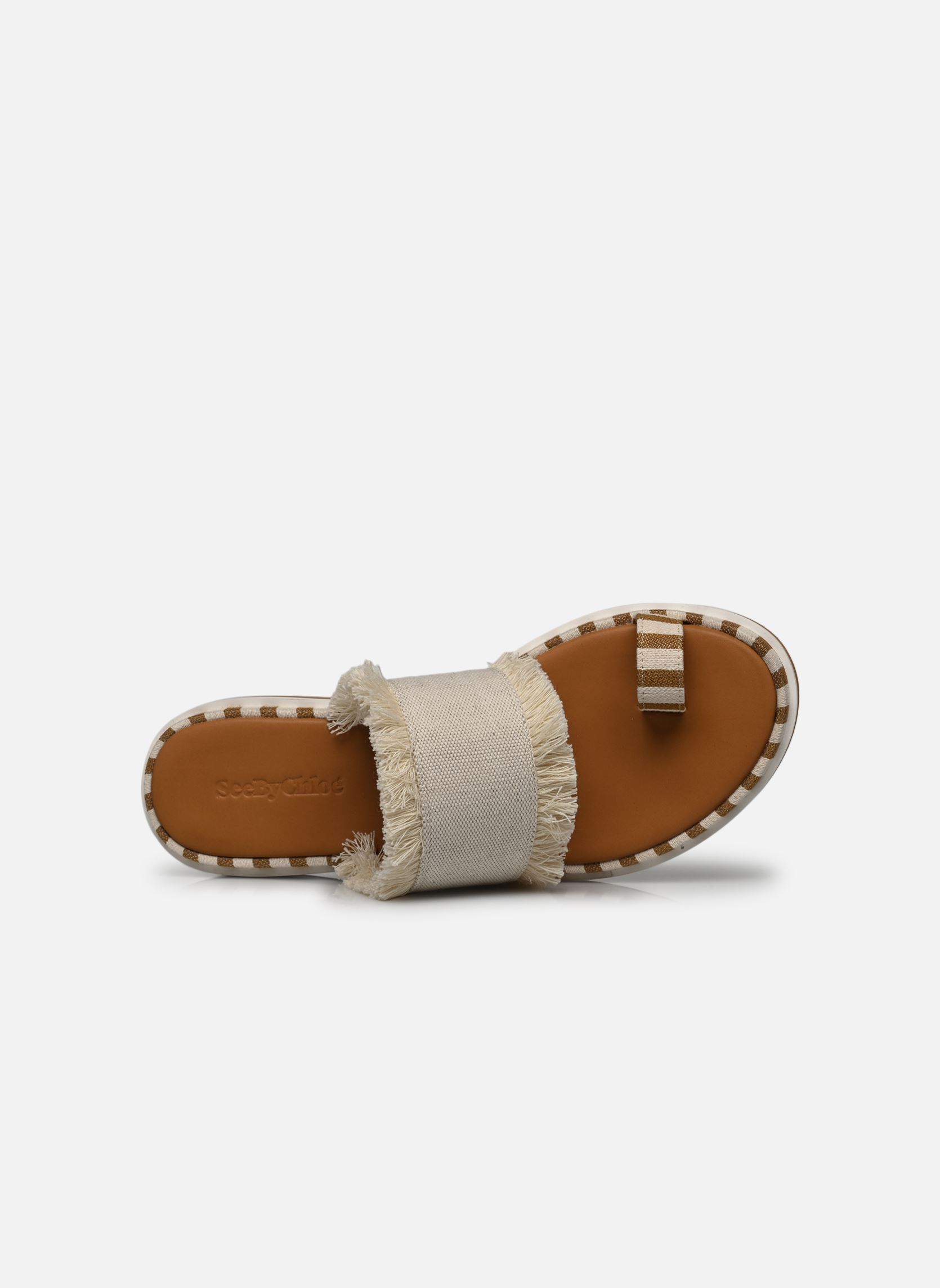 Muilen en klompen Allyson Sandals Flat dames beige See by Chloé Muilen en klompen Allyson Sandals Flat dames beige NATURAL