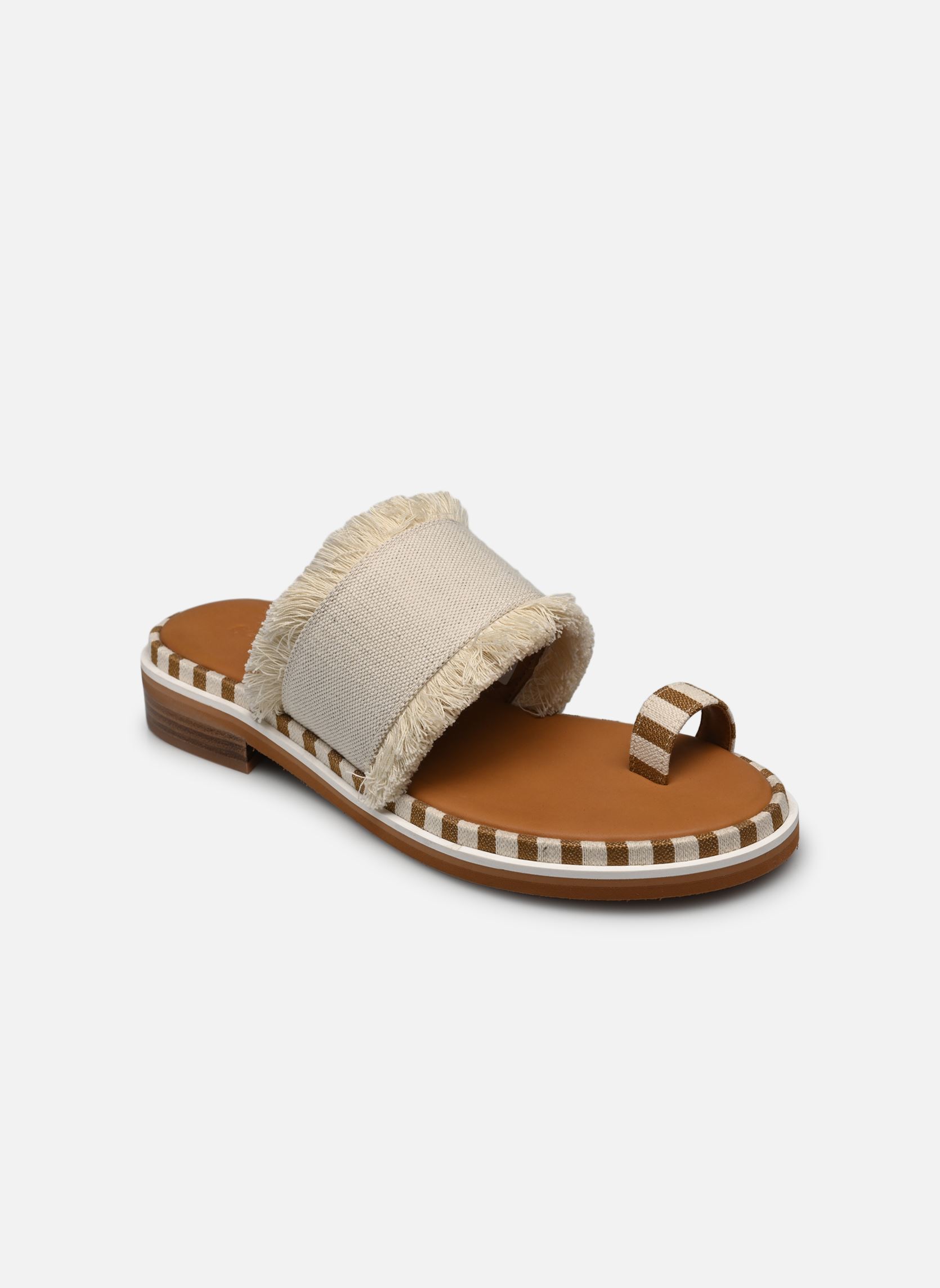 Muilen en klompen Allyson Sandals Flat dames beige See by Chloé Muilen en klompen Allyson Sandals Flat dames beige NATURAL