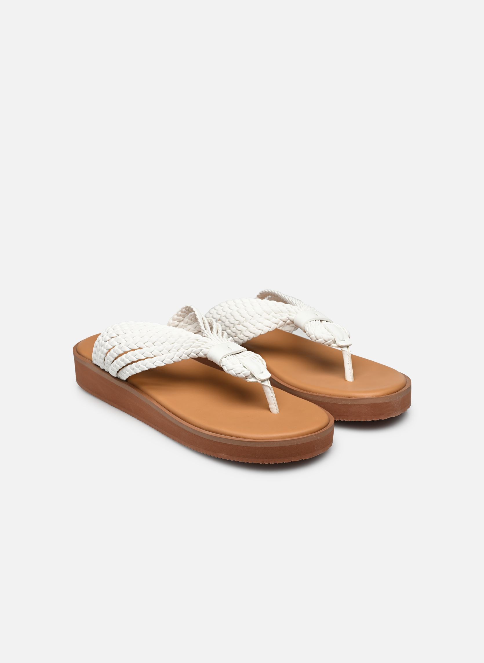 Flache Sandalen Sansa Sandals Flat damen weiß See by Chloé Flache Sandalen Sansa Sandals Flat damen weiß WHITE
