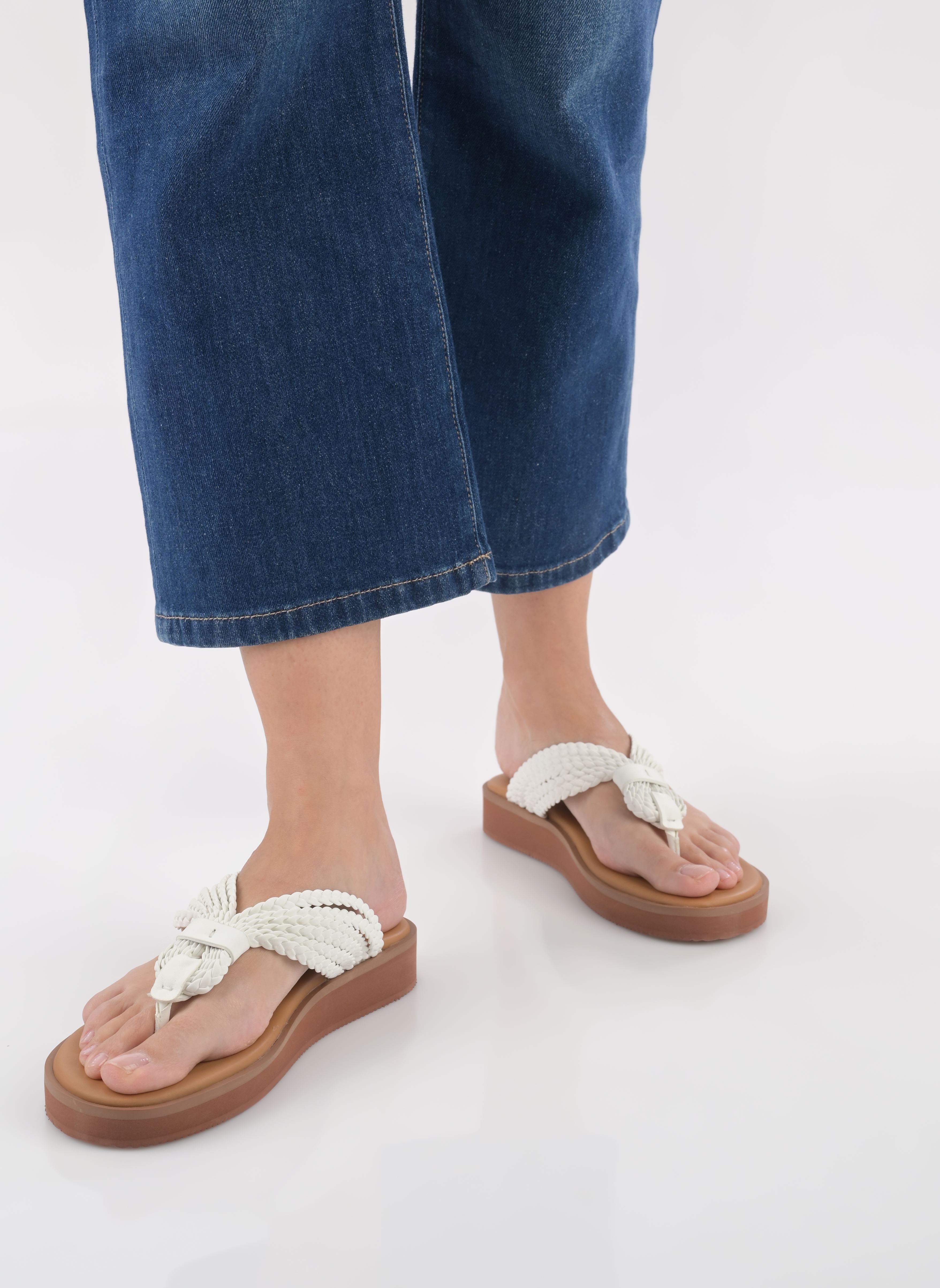 Flache Sandalen Sansa Sandals Flat damen weiß See by Chloé Flache Sandalen Sansa Sandals Flat damen weiß WHITE