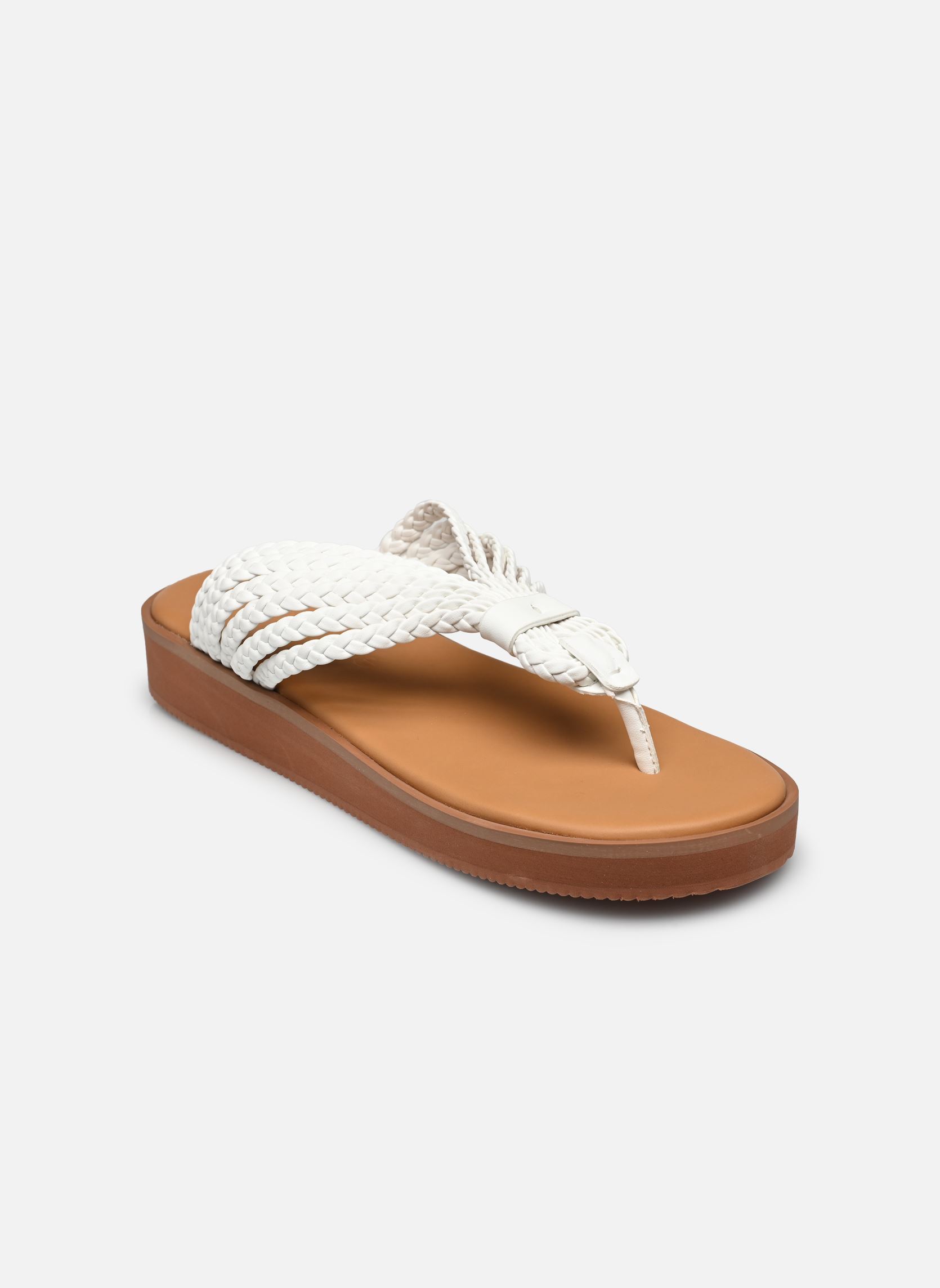 Flache Sandalen Sansa Sandals Flat damen weiß See by Chloé Flache Sandalen Sansa Sandals Flat damen weiß WHITE