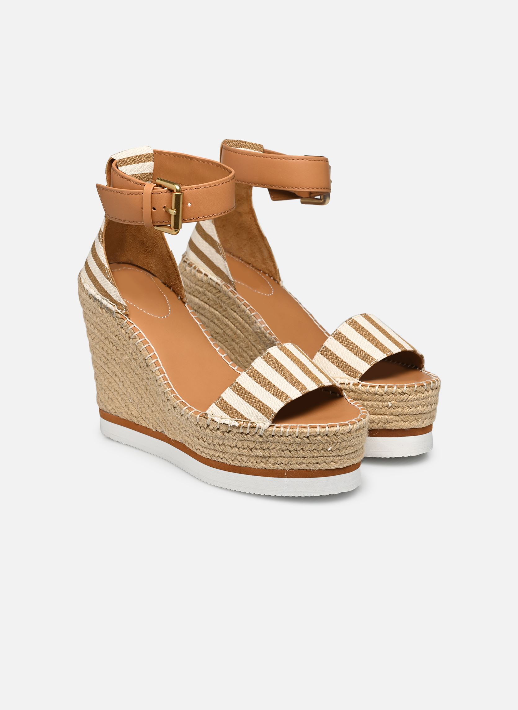 Sandali con zeppa e plateau Glyn Espadrilles 1 donna marrone See by Chloé Sandali con zeppa e plateau Glyn Espadrilles 1 donna marrone TAN