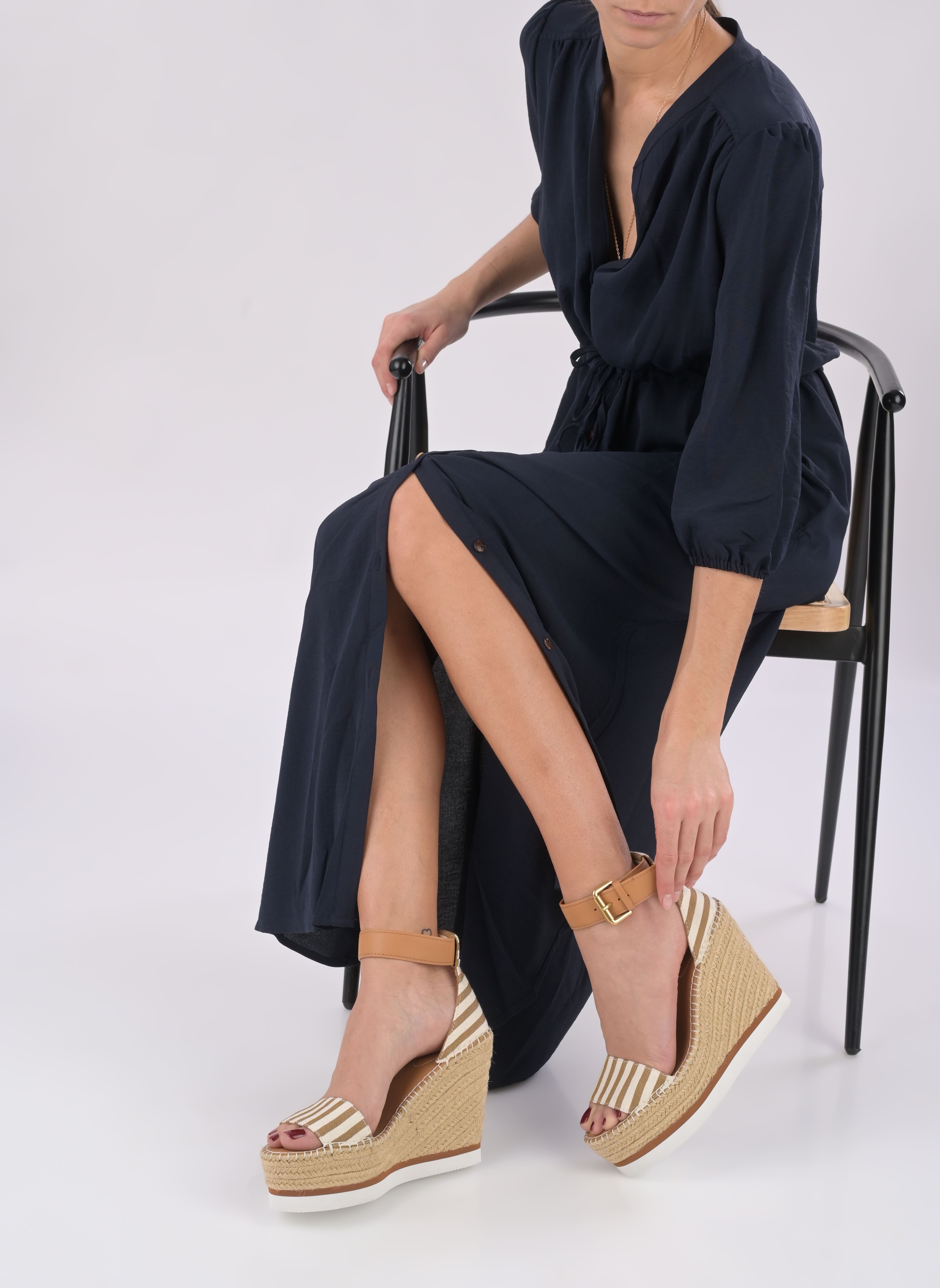 Sandali con zeppa e plateau Glyn Espadrilles 1 donna marrone See by Chloé Sandali con zeppa e plateau Glyn Espadrilles 1 donna marrone TAN