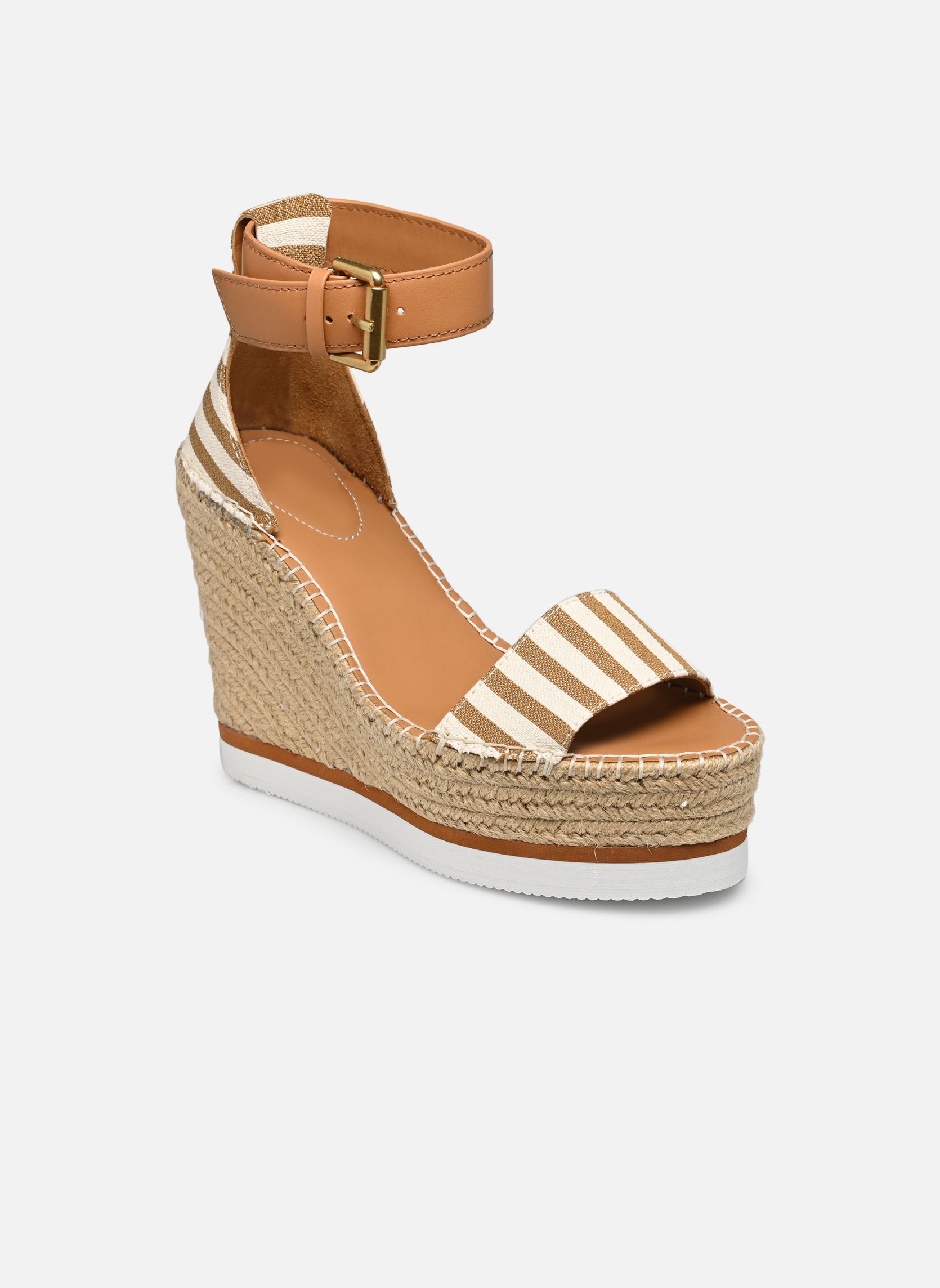 Sandali con zeppa e plateau Glyn Espadrilles 1 donna marrone See by Chloé Sandali con zeppa e plateau Glyn Espadrilles 1 donna marrone TAN