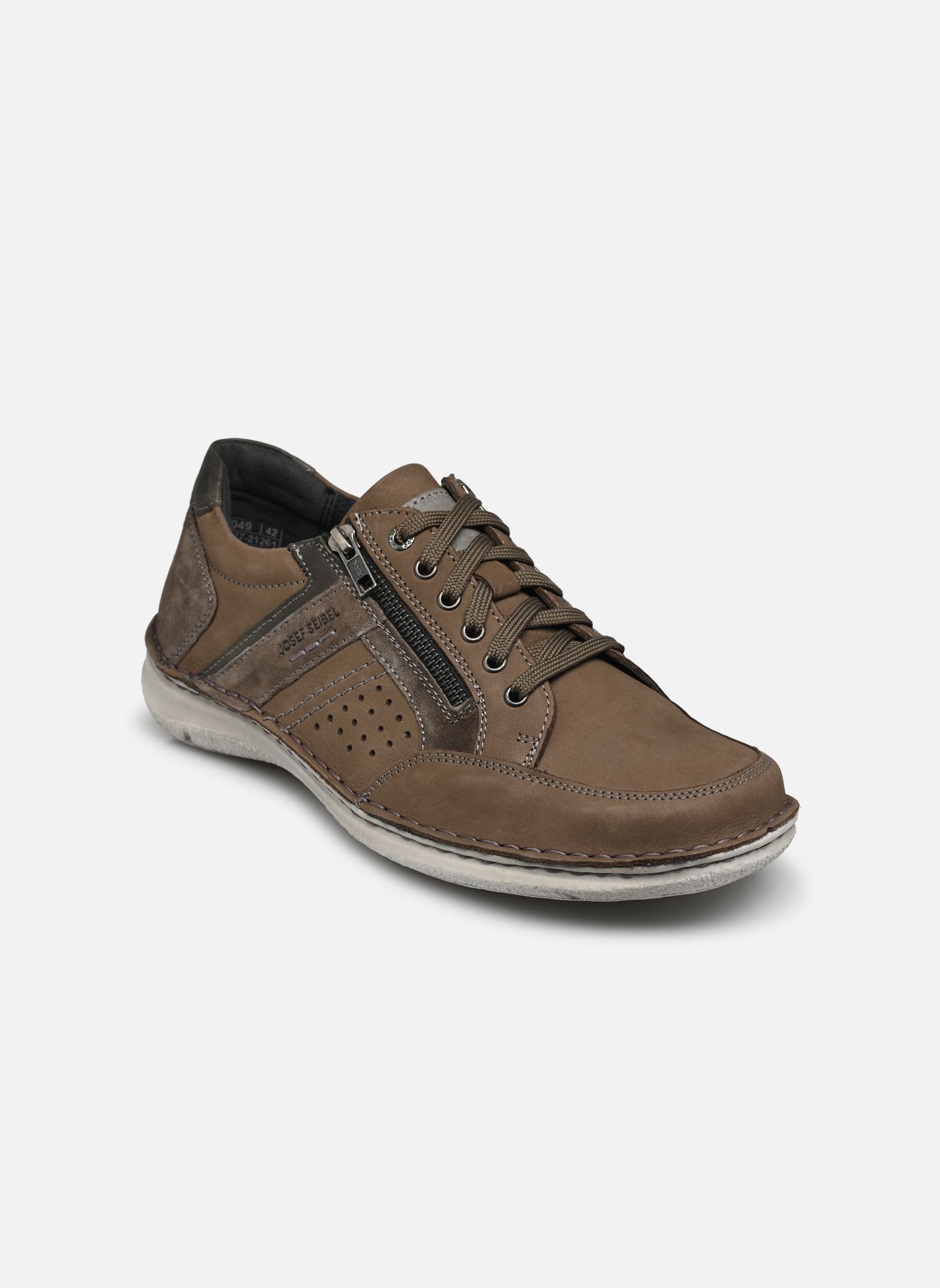 Niedrige Sneaker Anvers 87 herren braun Josef Seibel Niedrige Sneaker Anvers 87 herren braun Vulcano-Kombi