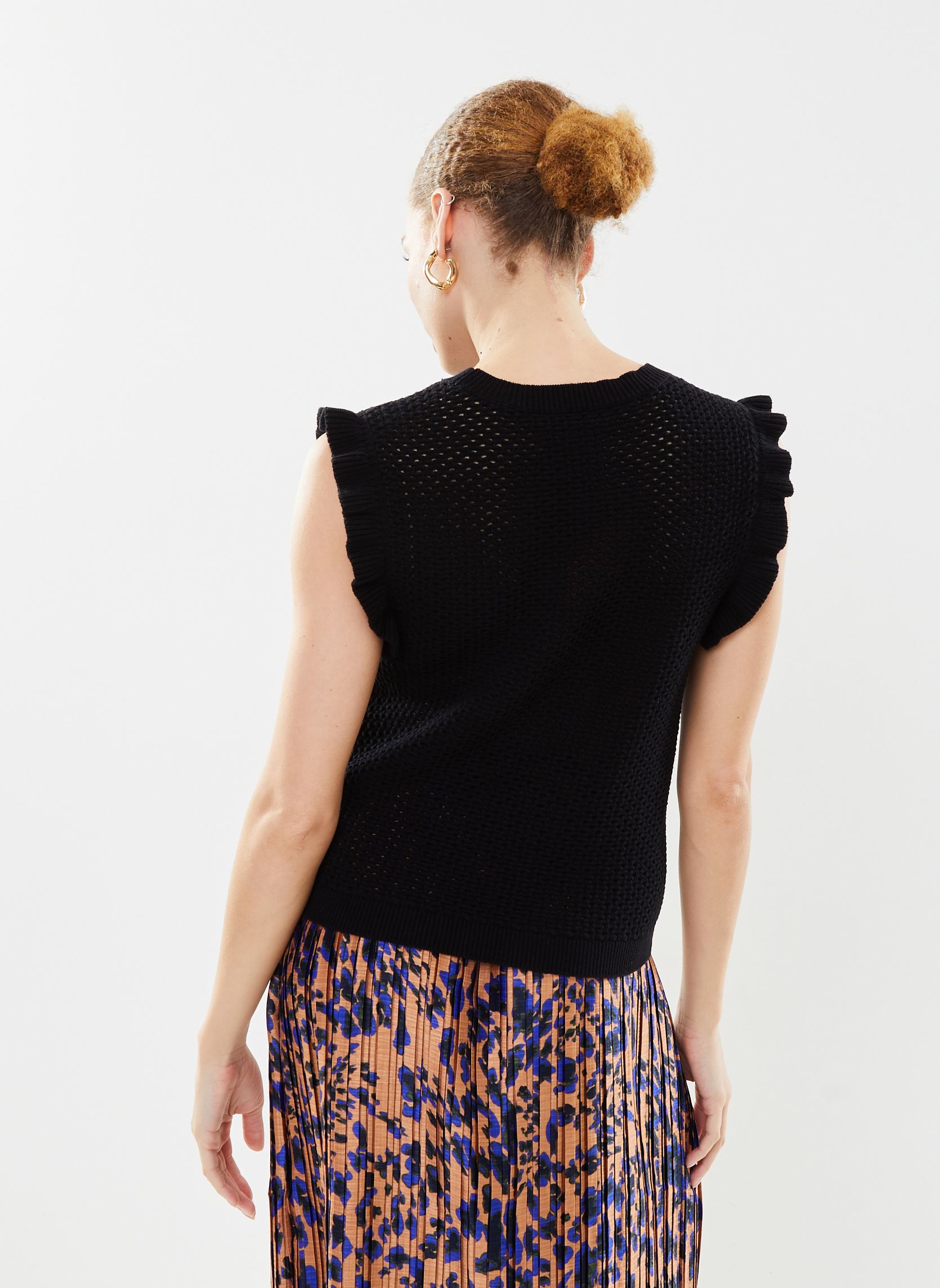 Tanktops Azur damen schwarz Des Petits Hauts Tanktops Azur damen schwarz Noir