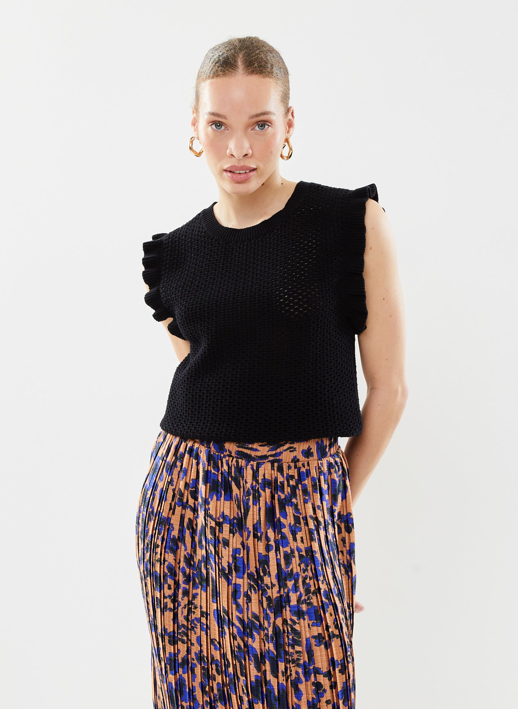 Tanktops Azur damen schwarz Des Petits Hauts Tanktops Azur damen schwarz Noir