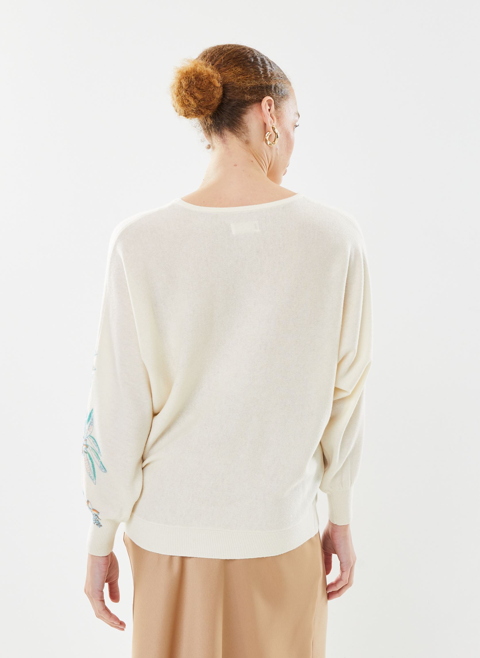 Pullover Ausiris damen weiß Des Petits Hauts Pullover Ausiris damen weiß Piya