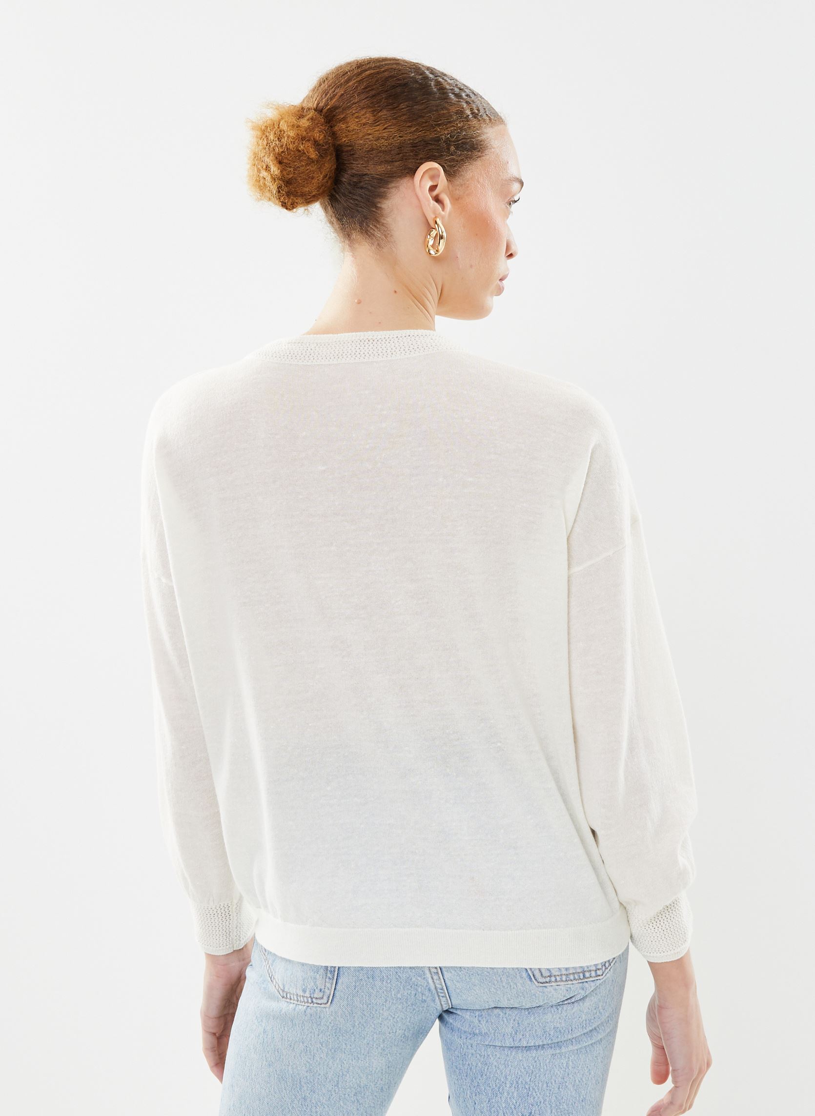 Pullover Cliff damen beige Des Petits Hauts Pullover Cliff damen beige Creme