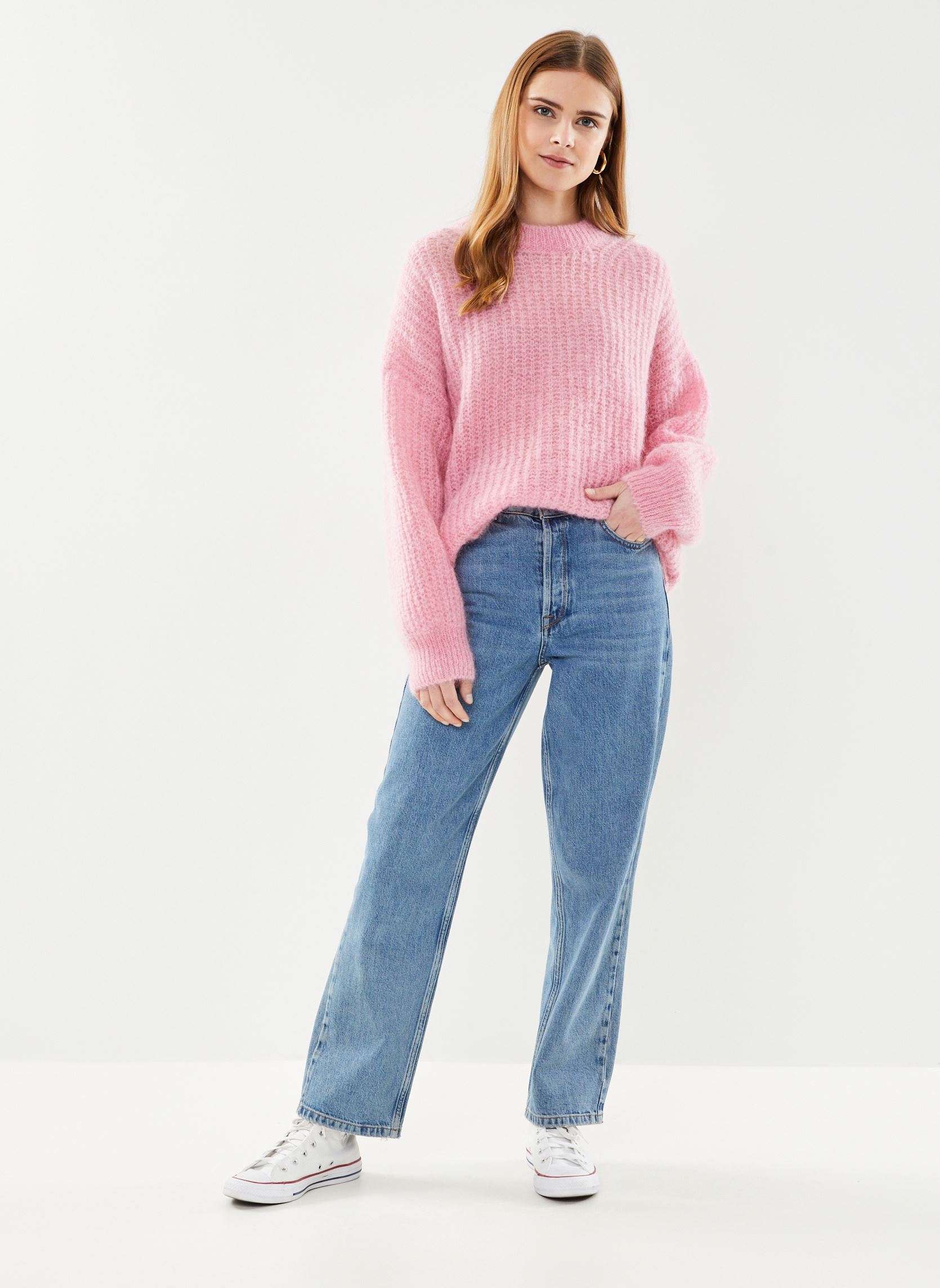 Pulls Burma femme rose Des Petits Hauts Pulls Burma femme rose Rose