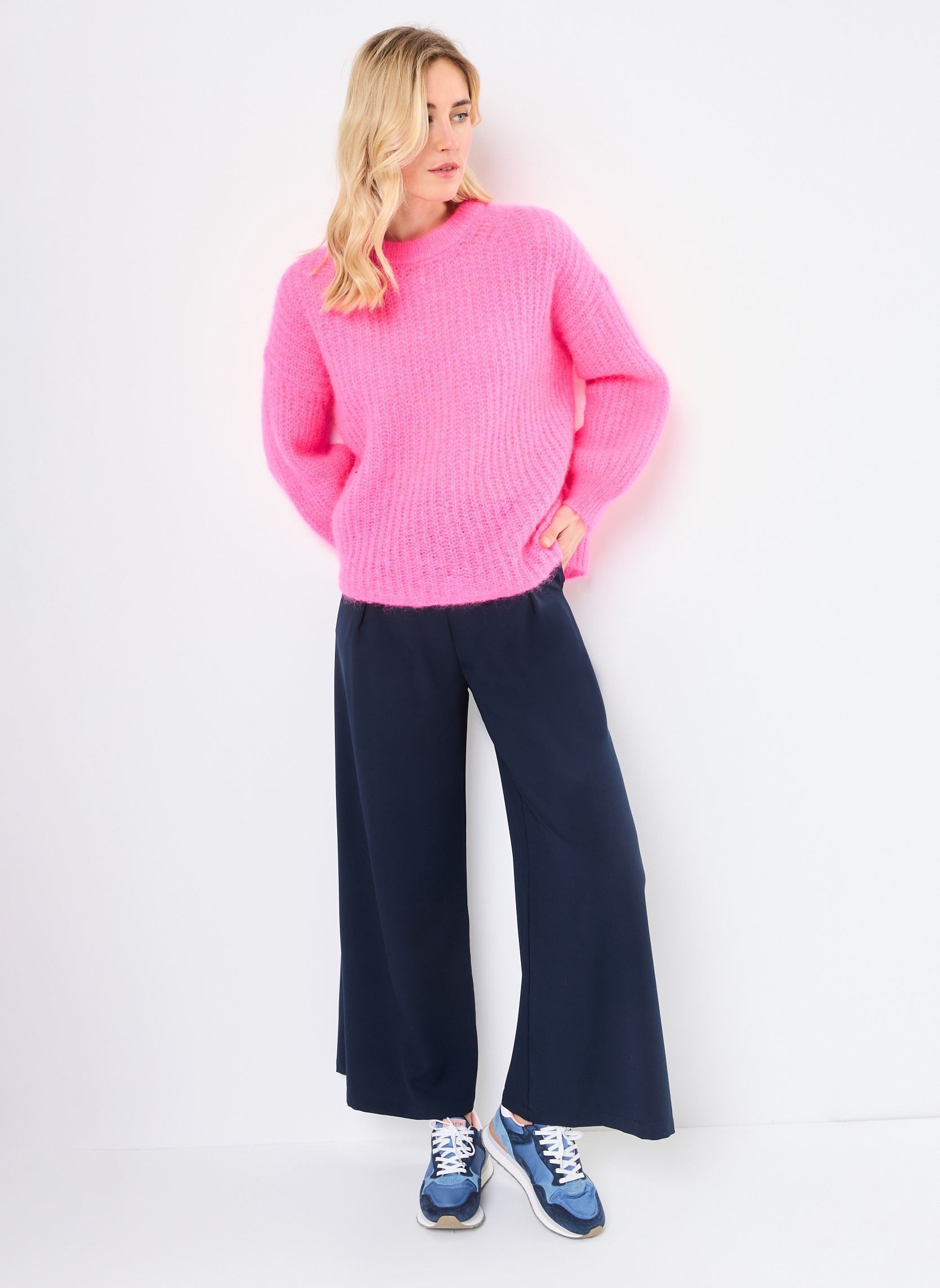 Truien Burma dames roze Des Petits Hauts Truien Burma dames roze Rose Fluo