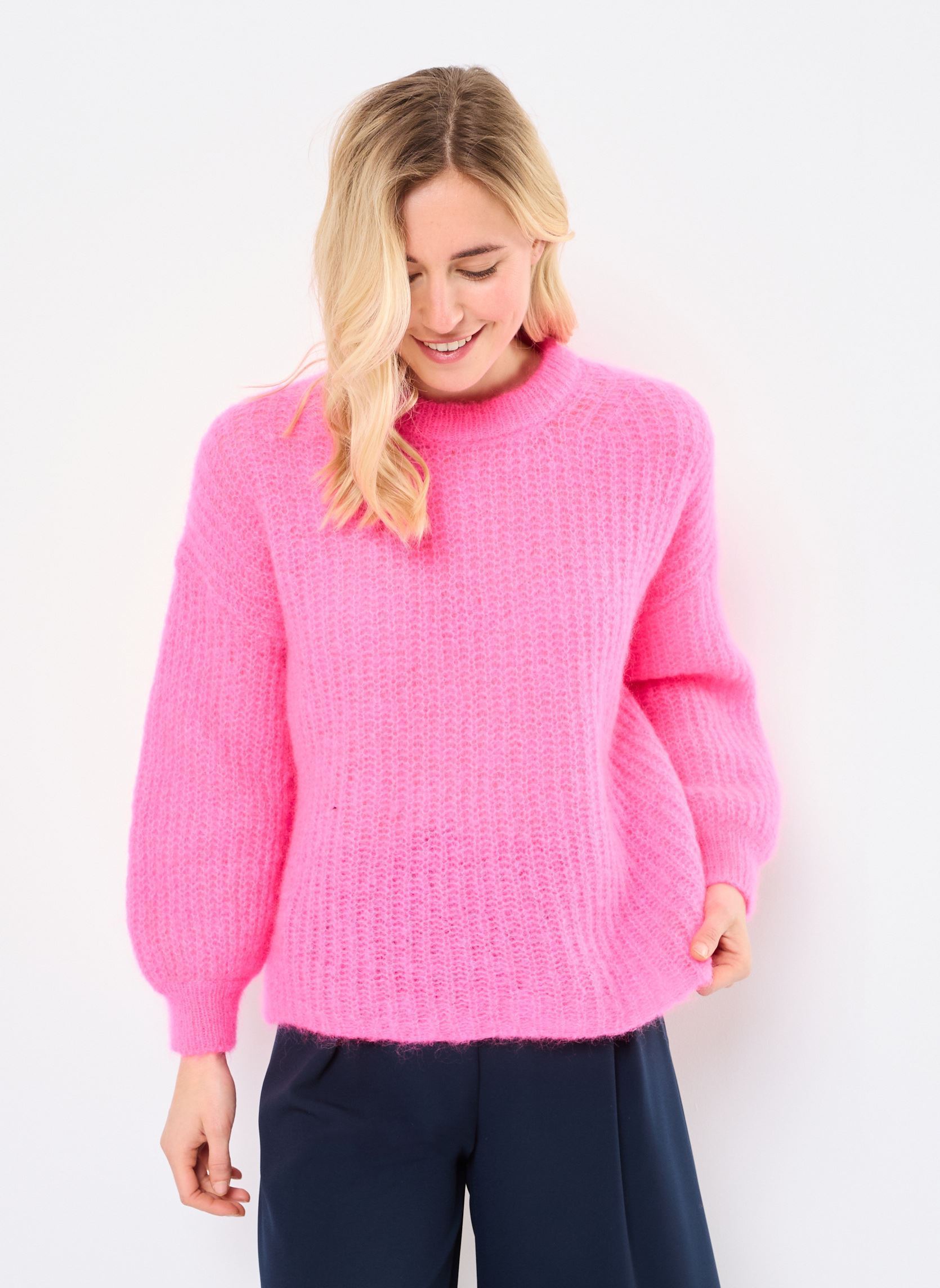 Truien Burma dames roze Des Petits Hauts Truien Burma dames roze Rose Fluo