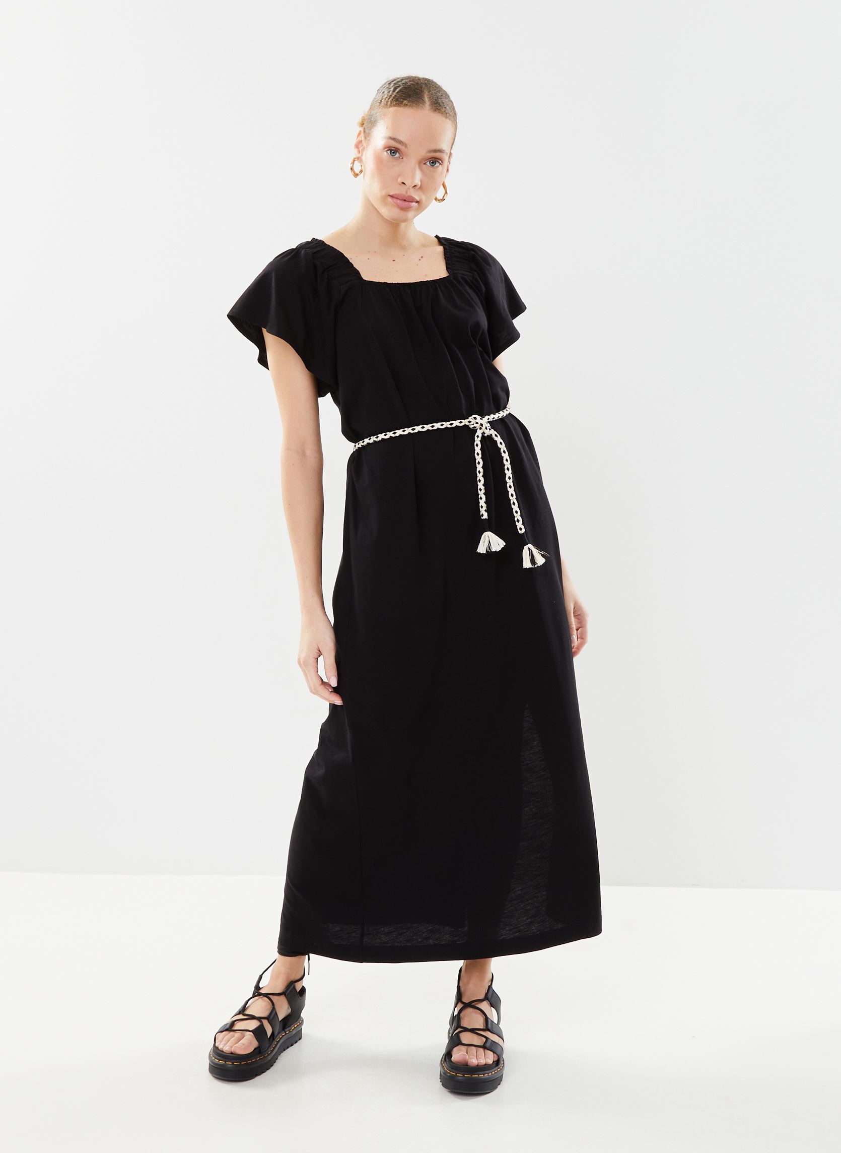 Robes longues Zamiza femme noir Des Petits Hauts Robes longues Zamiza femme noir NOIR