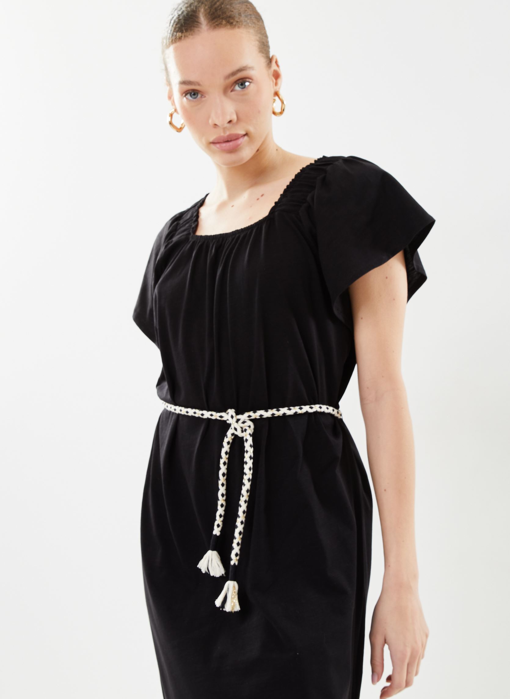 Robes longues Zamiza femme noir Des Petits Hauts Robes longues Zamiza femme noir NOIR
