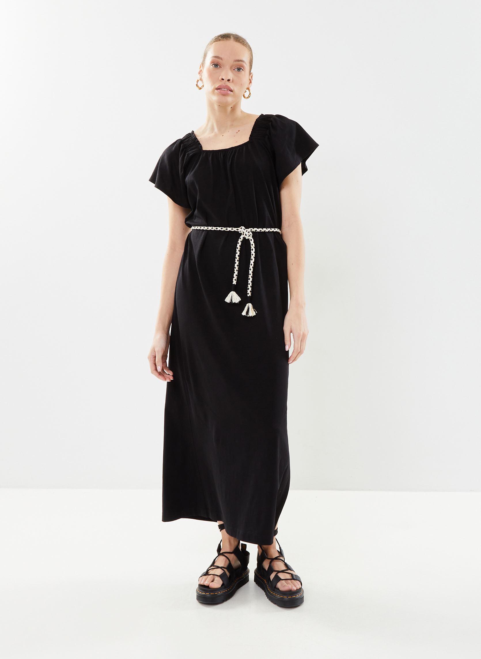 Robes longues Zamiza femme noir Des Petits Hauts Robes longues Zamiza femme noir NOIR
