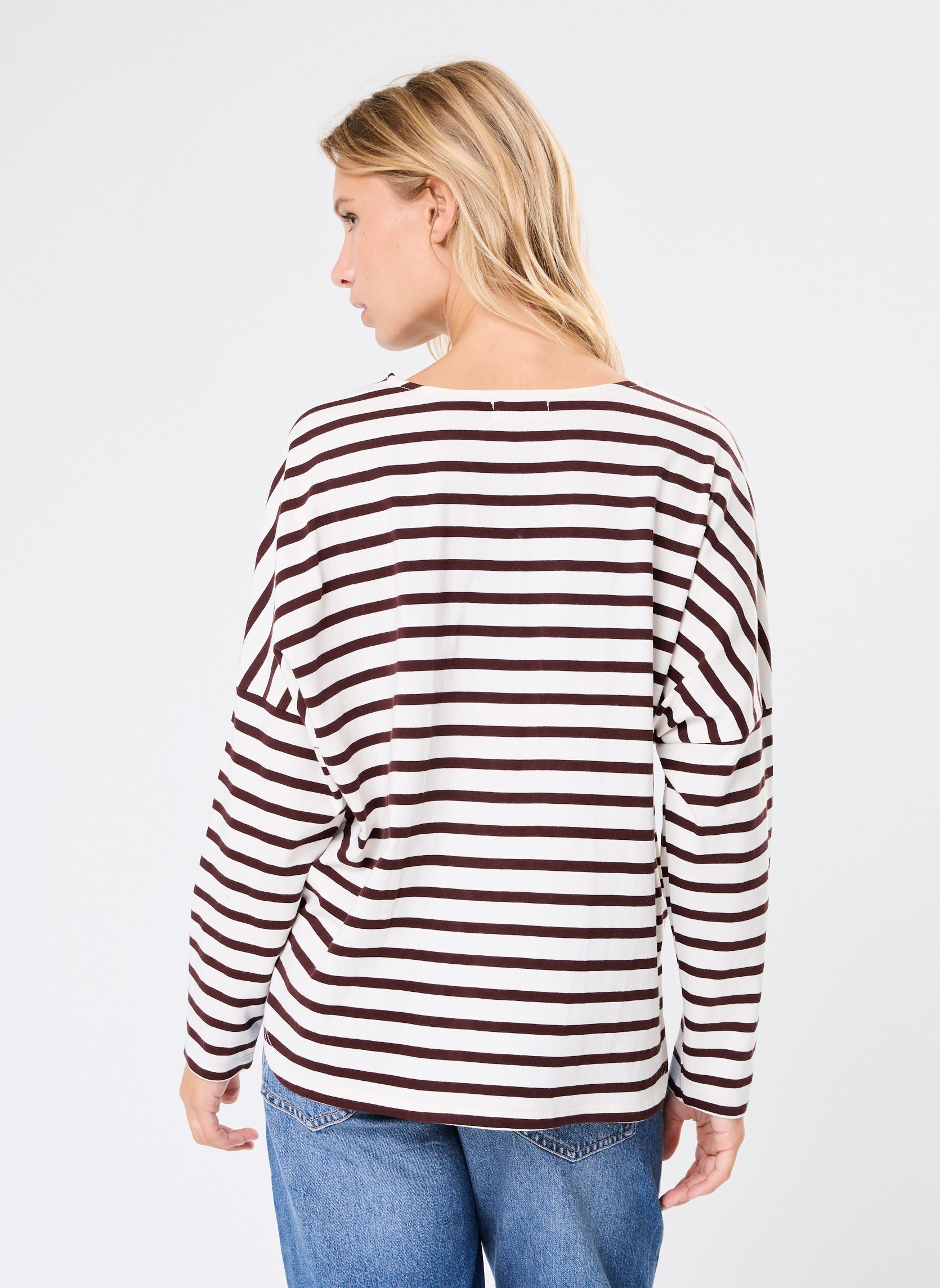 Sweatshirts Filly damen braun Des Petits Hauts Sweatshirts Filly damen braun Ecru/Ours