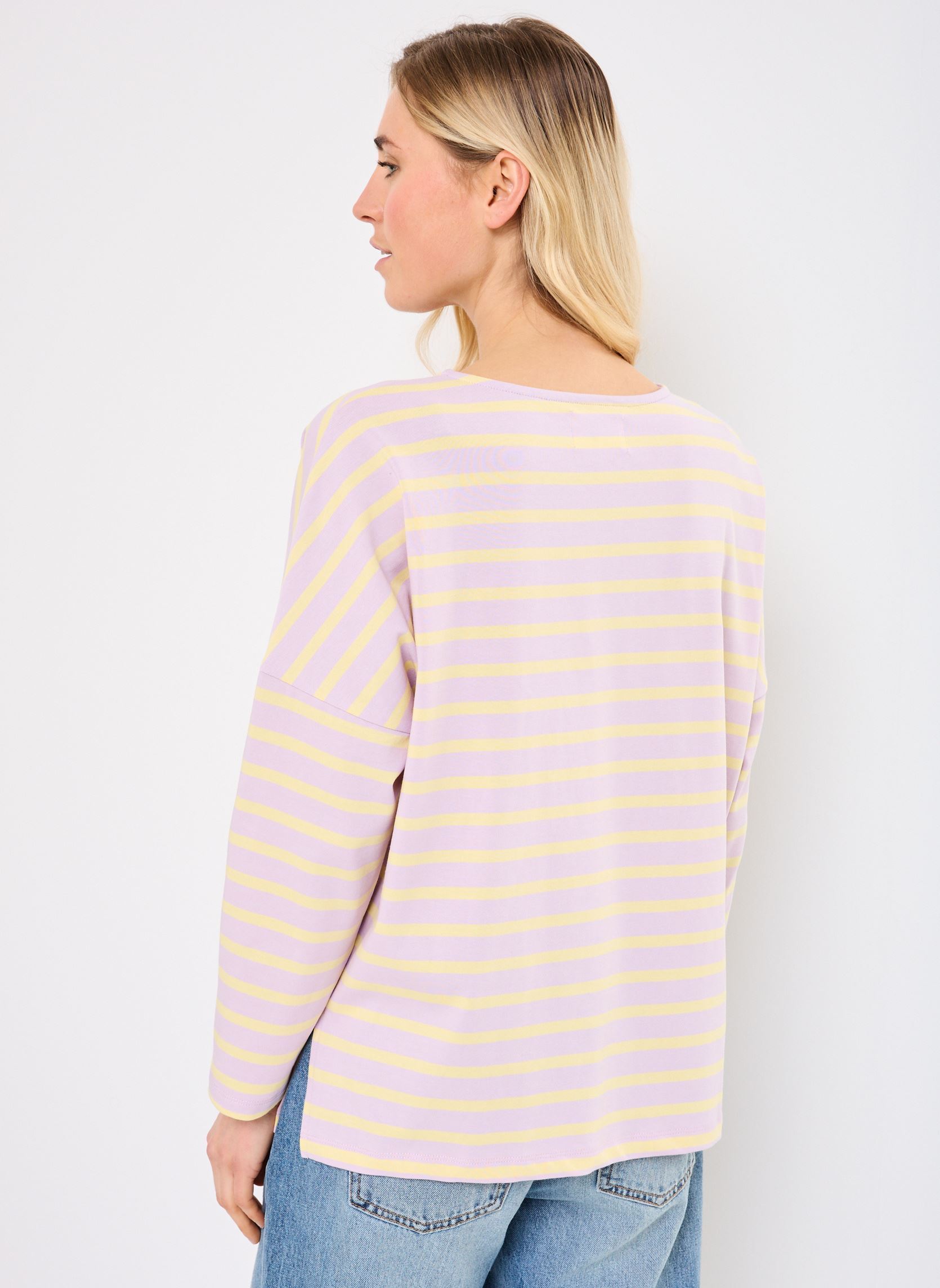 Sweater Filly dames paars Des Petits Hauts Sweater Filly dames paars LILAS/BEURRE