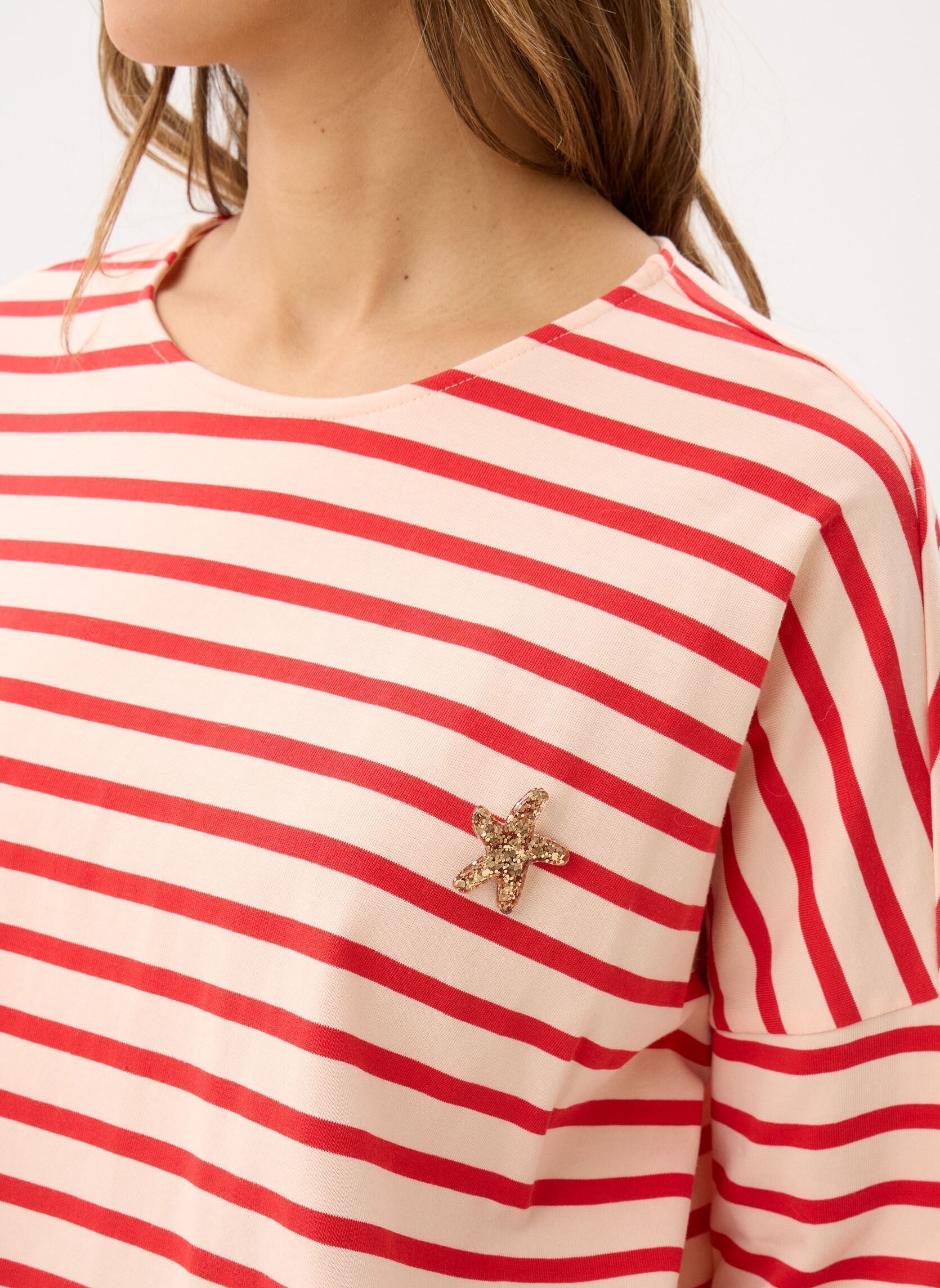Sweater Filly dames oranje Des Petits Hauts Sweater Filly dames oranje Peach/Homard