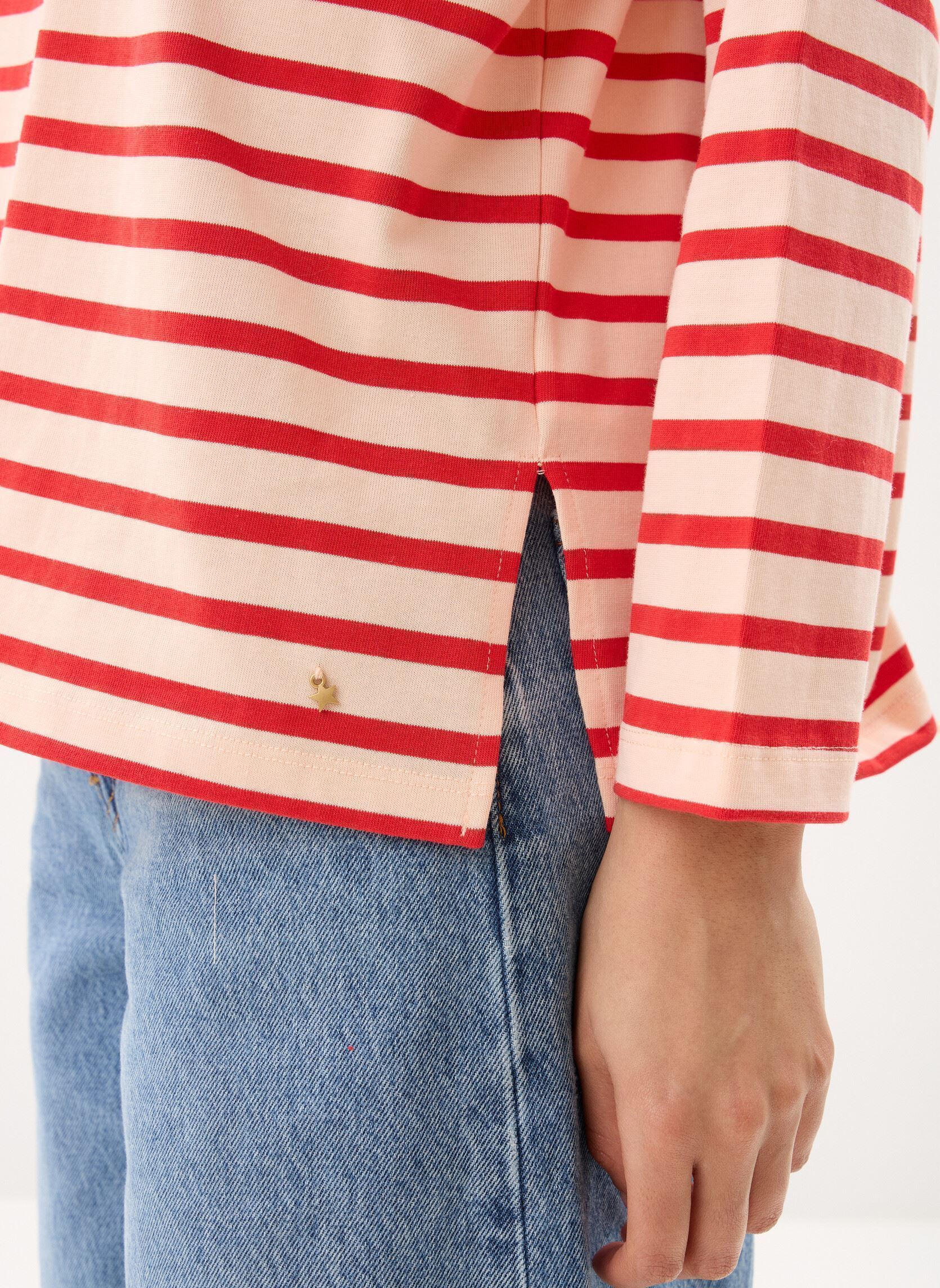 Sweater Filly dames oranje Des Petits Hauts Sweater Filly dames oranje Peach/Homard
