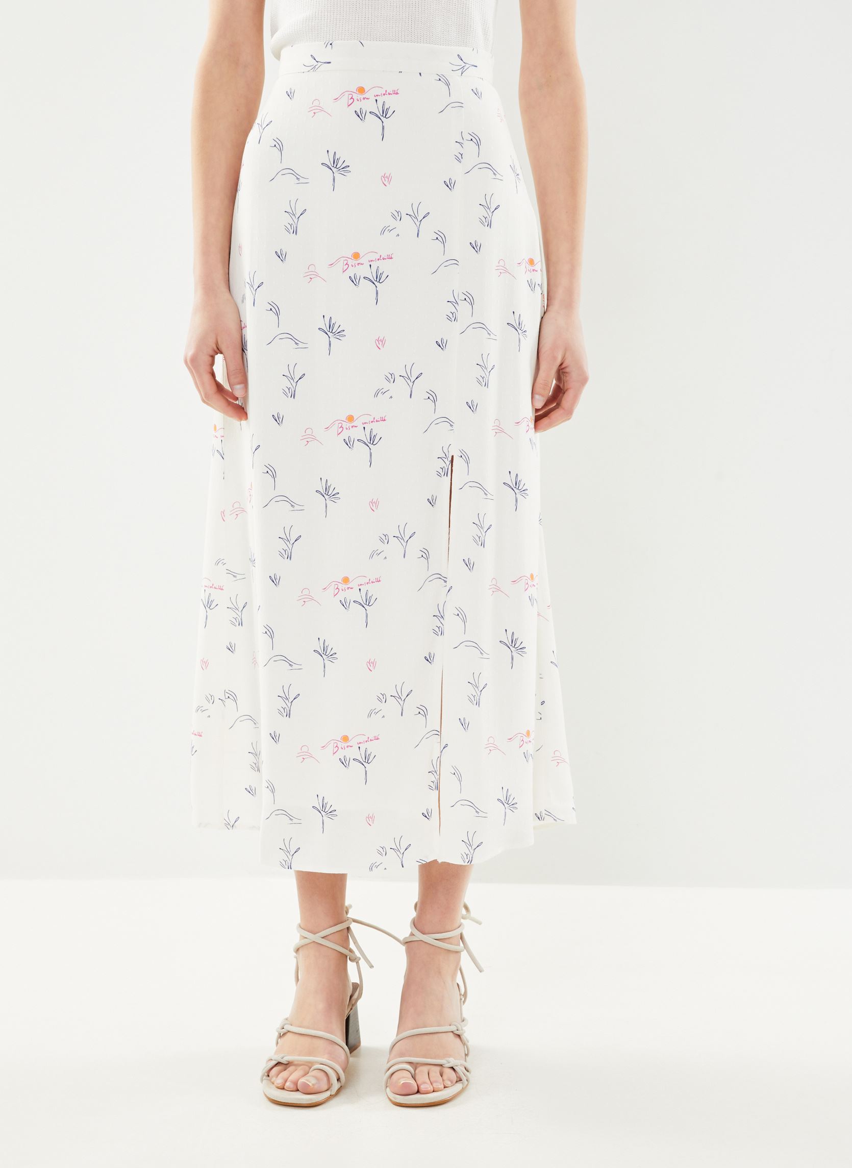 Lange rokken Evalette dames wit Des Petits Hauts Lange rokken Evalette dames wit Bisous