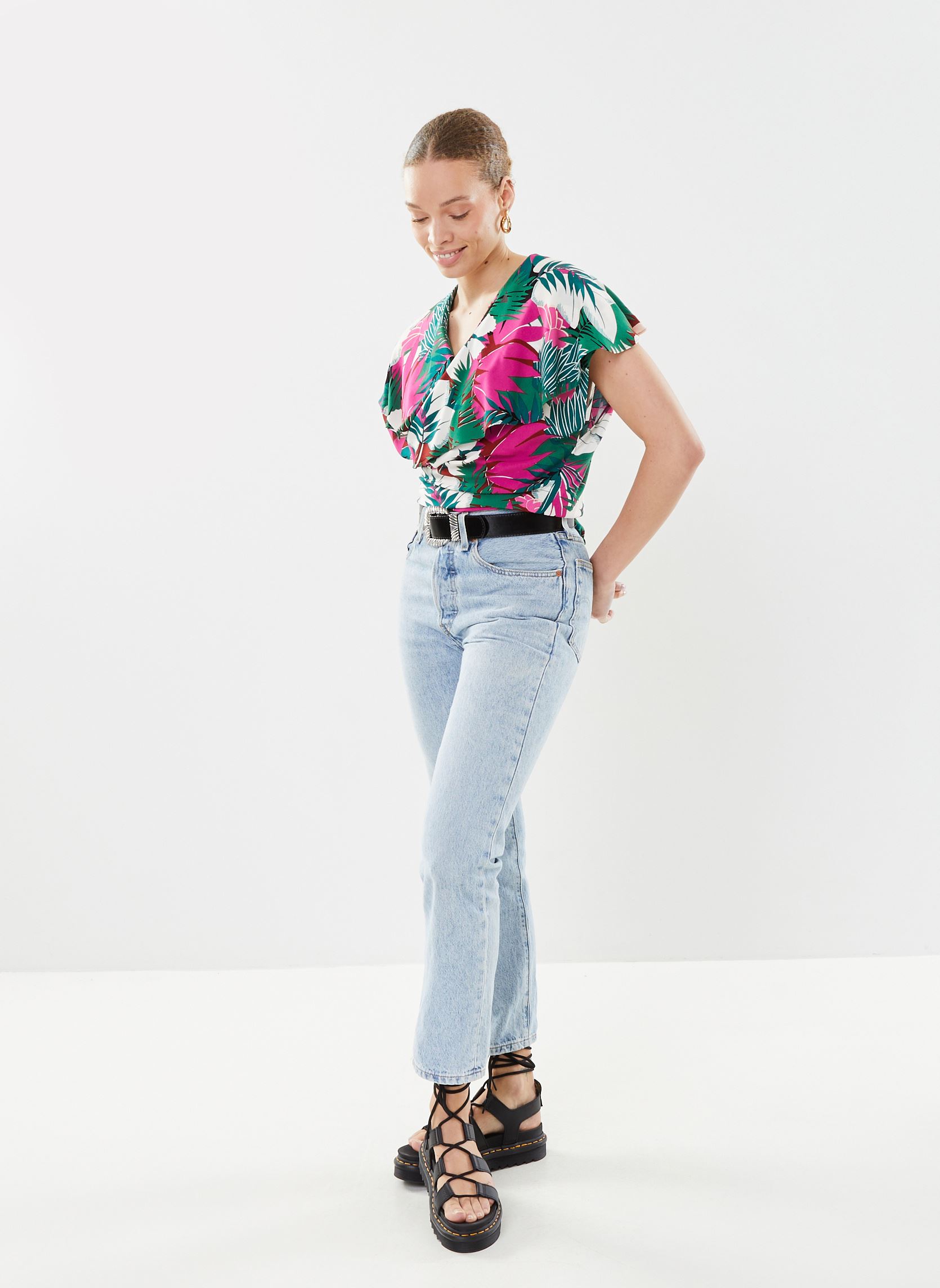 Blouses manches courtes Rami femme multicolore Des Petits Hauts Blouses manches courtes Rami femme multicolore BALOO