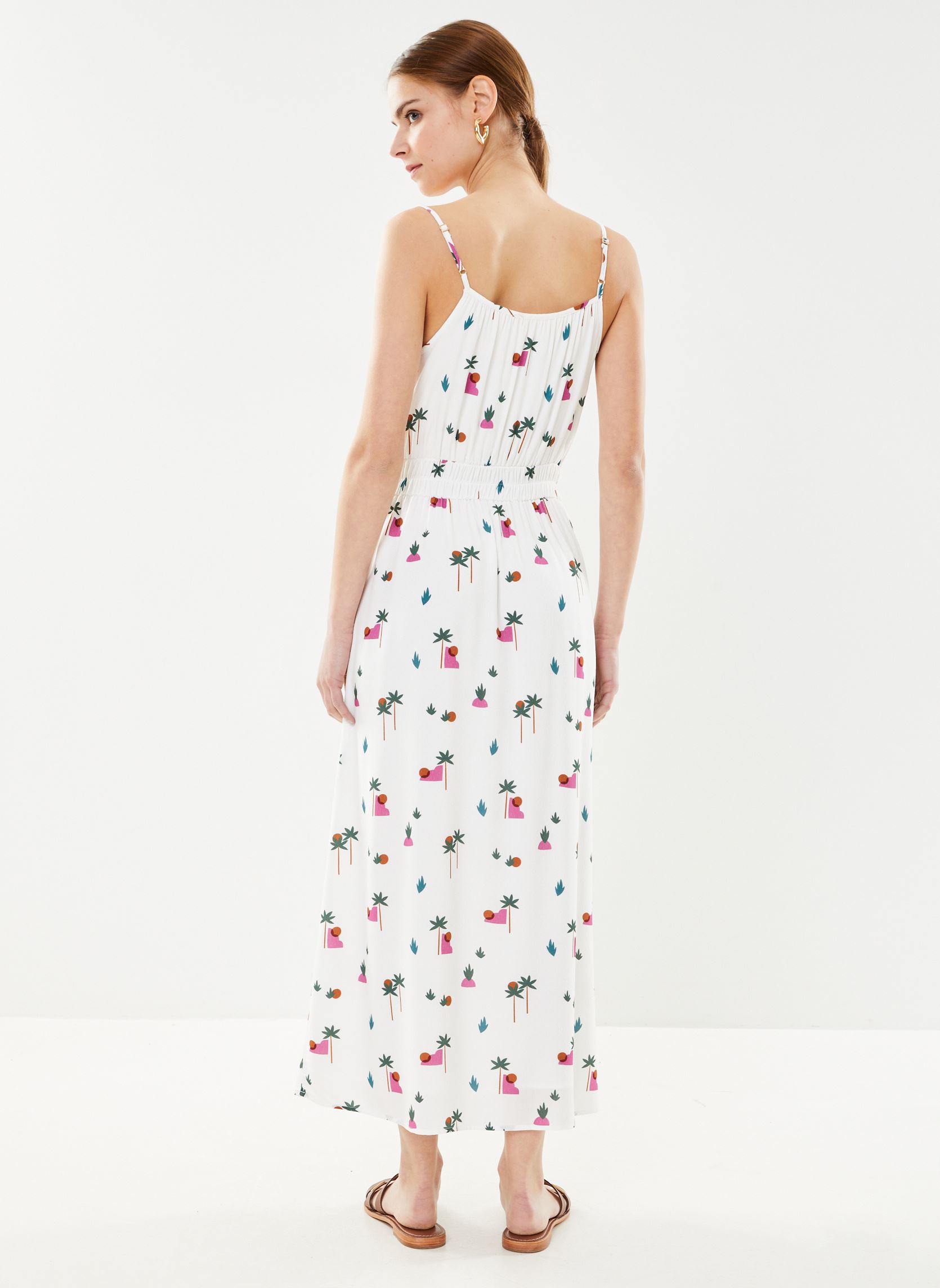 Lange jurken Romea dames wit Des Petits Hauts Lange jurken Romea dames wit PALMITO