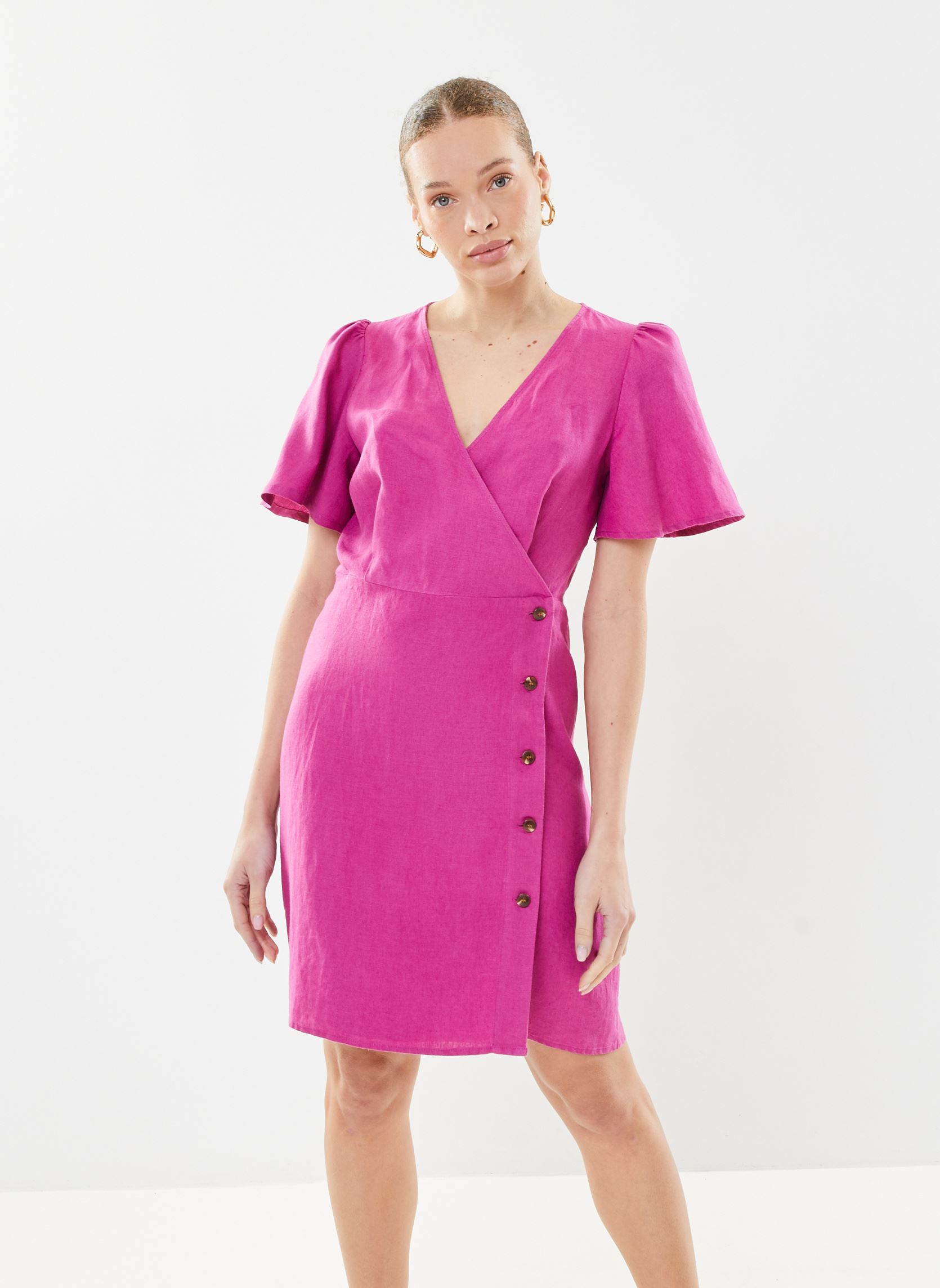 Jurken Verone dames roze Des Petits Hauts Jurken Verone dames roze Sunset