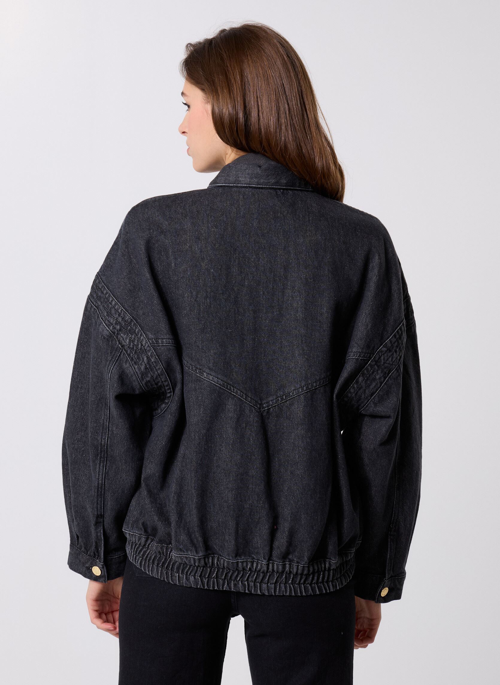Bomberjacks Loubia dames zwart Des Petits Hauts Bomberjacks Loubia dames zwart NOIR STONE
