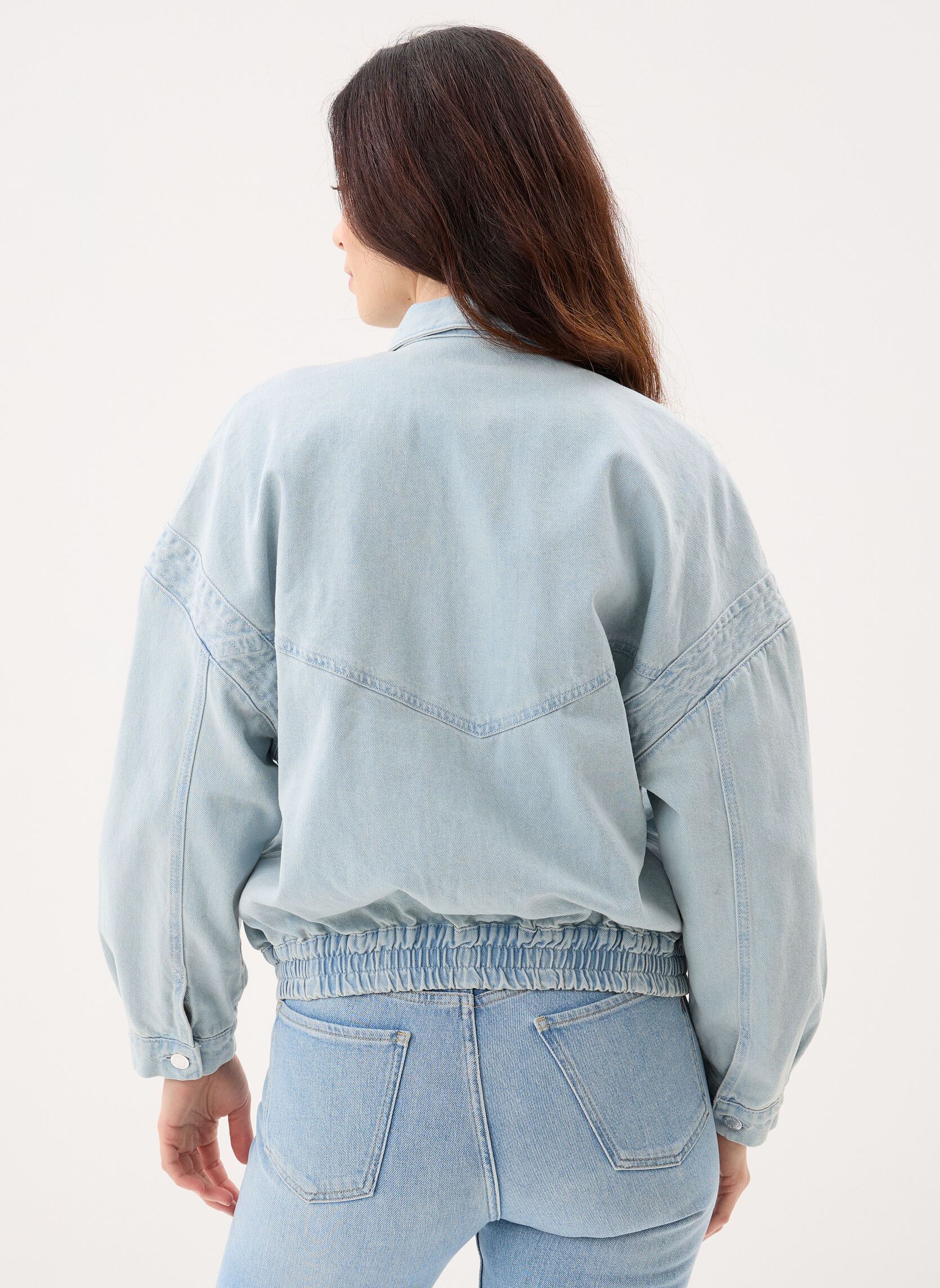 Bomberjacken Loubia damen blau Des Petits Hauts Bomberjacken Loubia damen blau Ice Blue