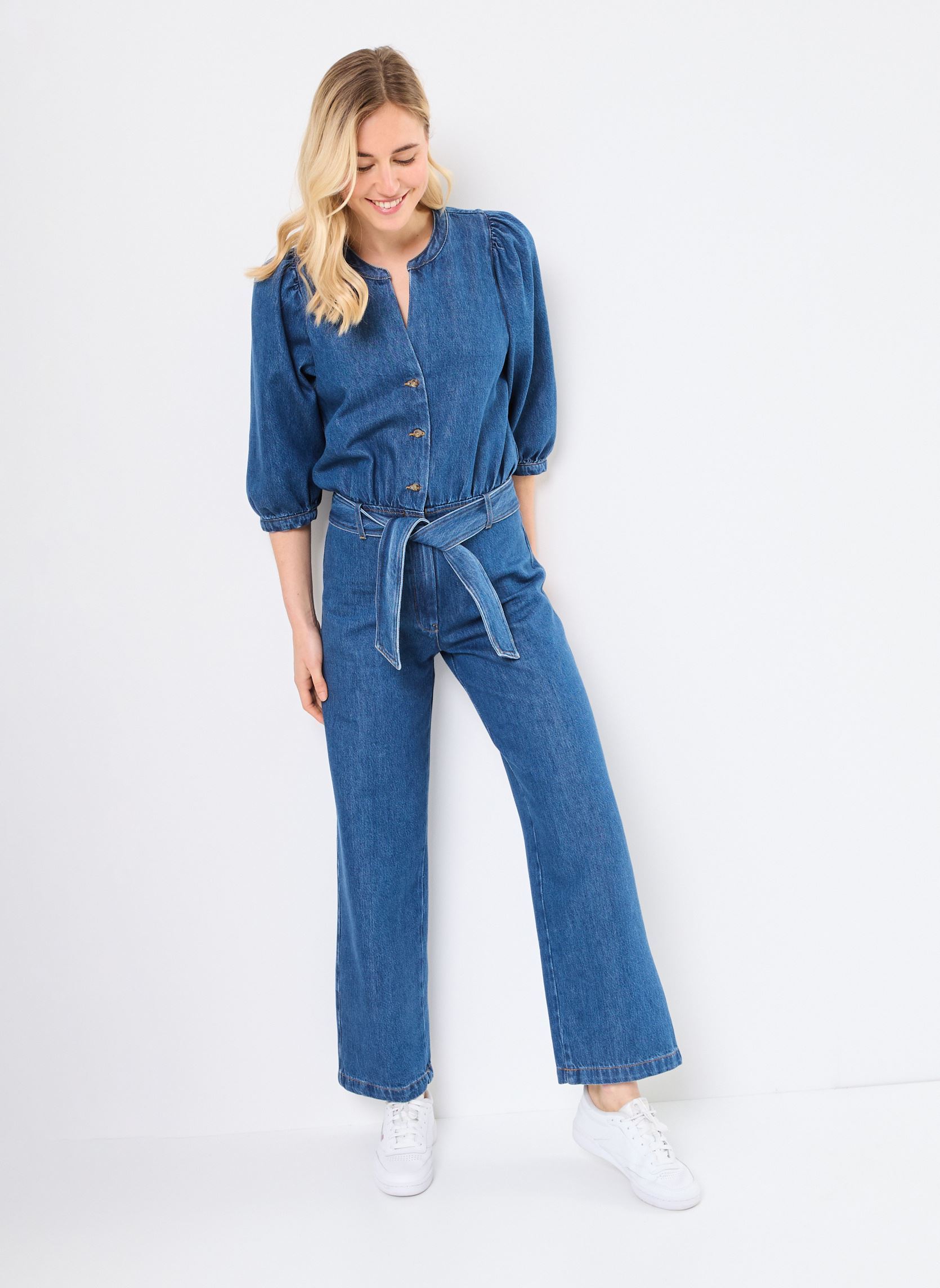 Jumpsuits Larry damen blau Des Petits Hauts Jumpsuits Larry damen blau Middle Blue