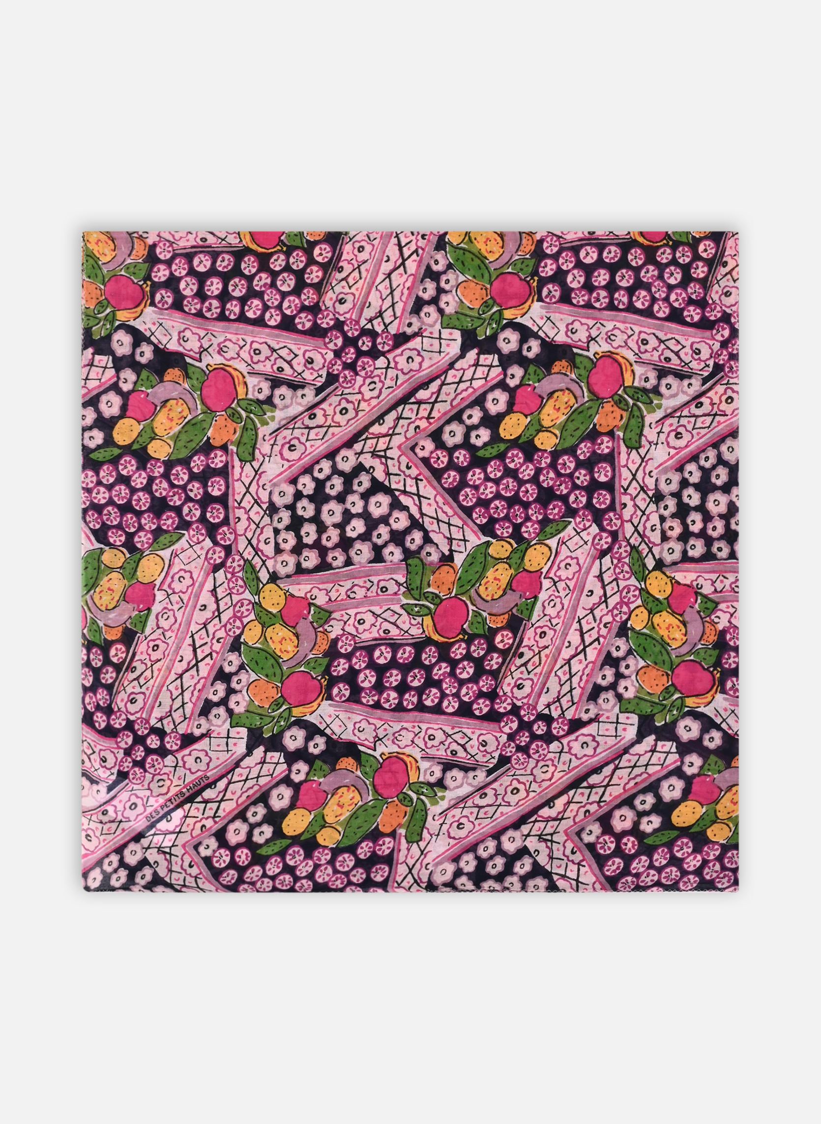 Foulards Noutti femme multicolore Des Petits Hauts Foulards Noutti femme multicolore Frutti