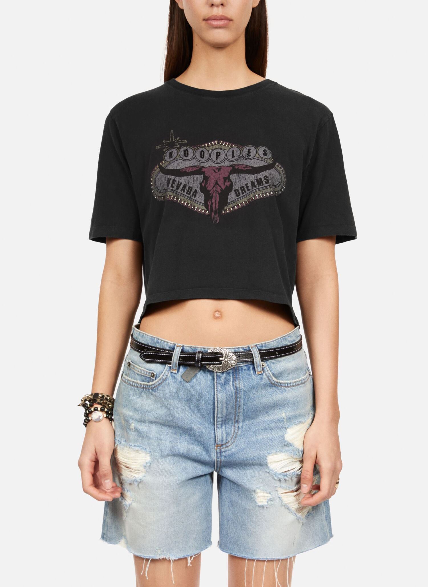 Vêtements The Kooples FTSC28034K pour Accessoires