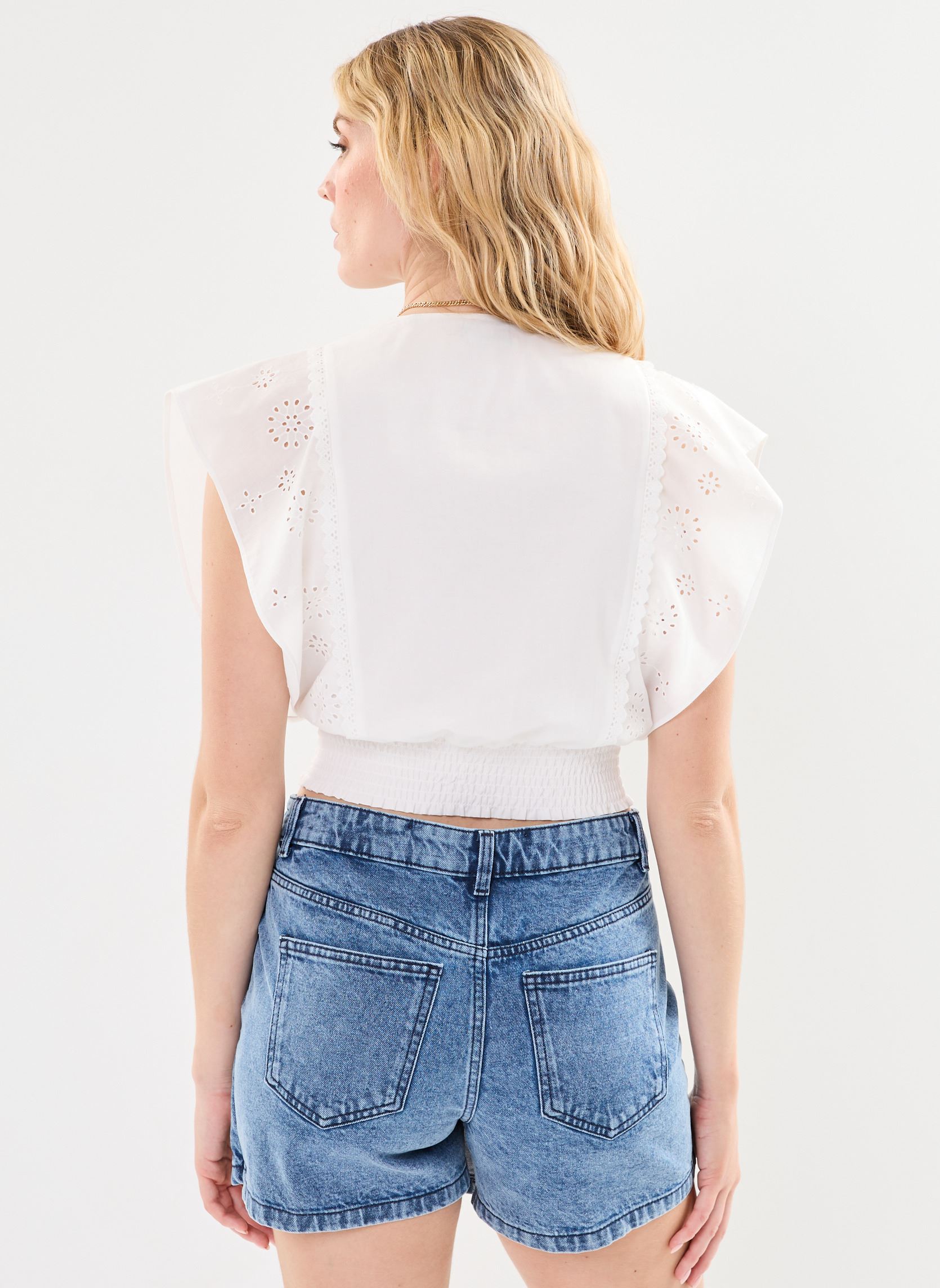 Tops FTOP28028K femme blanc The Kooples Tops FTOP28028K femme blanc WHITE