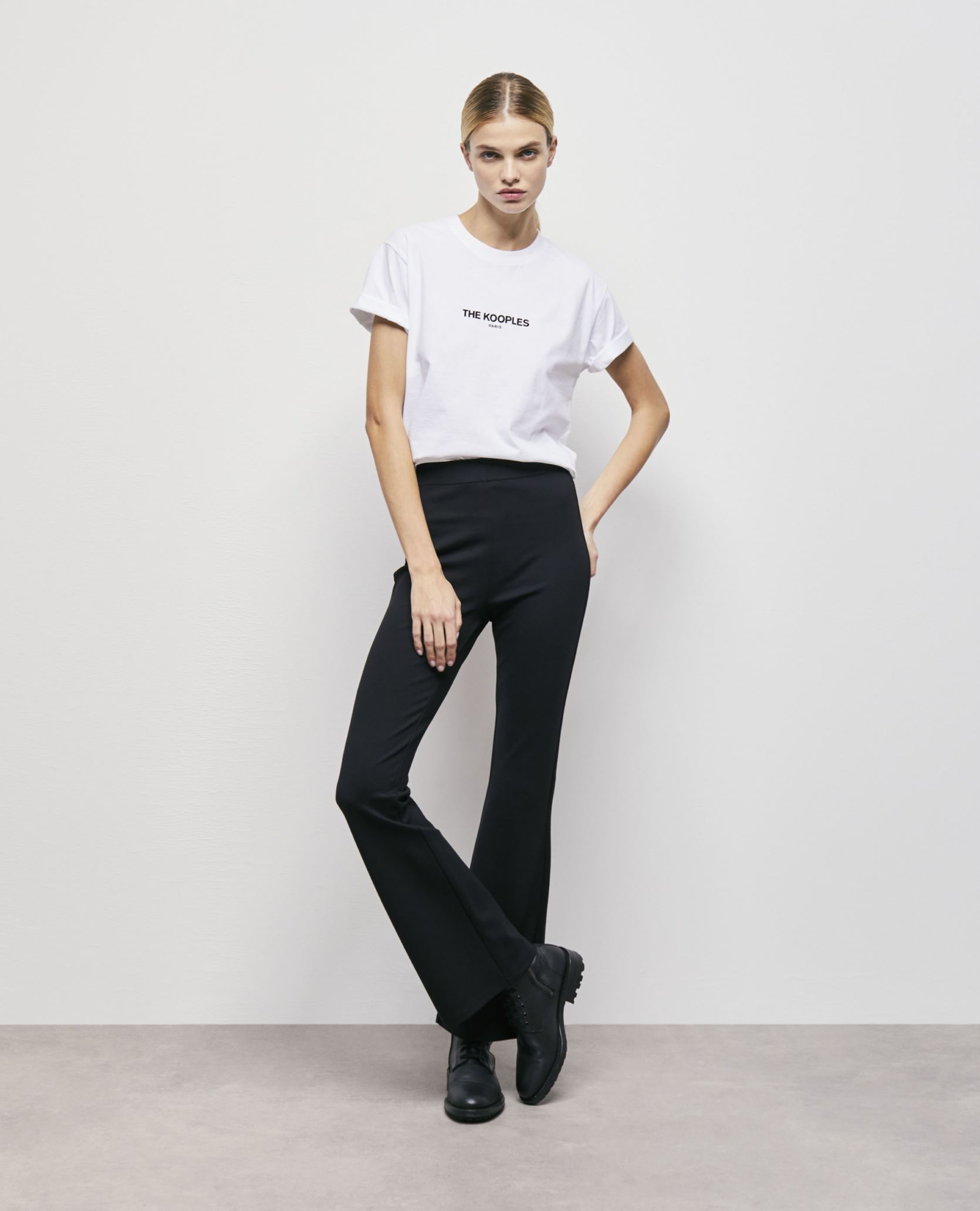 Camisetas de manga corta FTSC21035K mujer blanco The Kooples Camisetas de manga corta FTSC21035K mujer blanco White