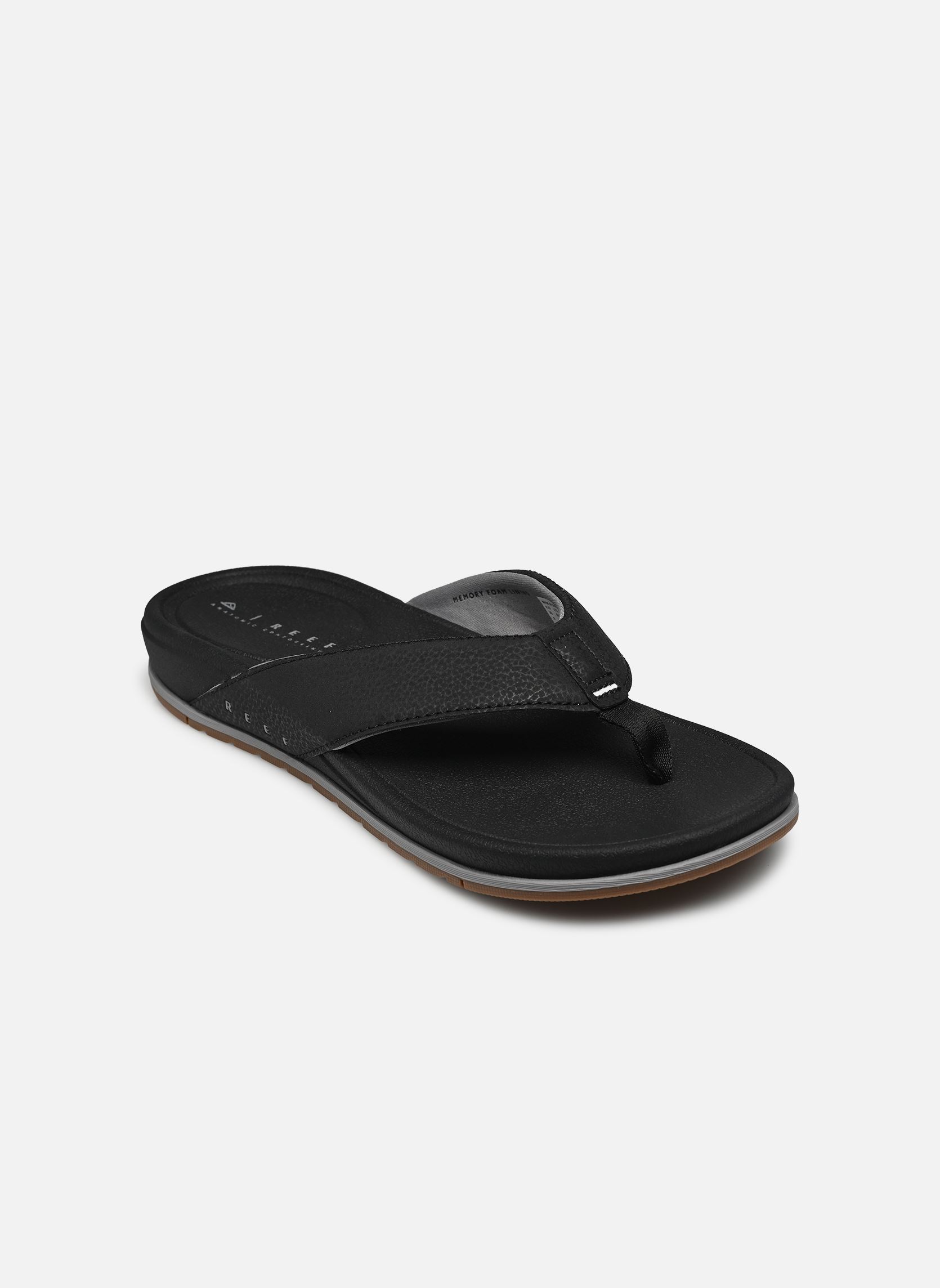 Chanclas Cushion Bonzer hombre negro Reef Chanclas Cushion Bonzer hombre negro Black/gum