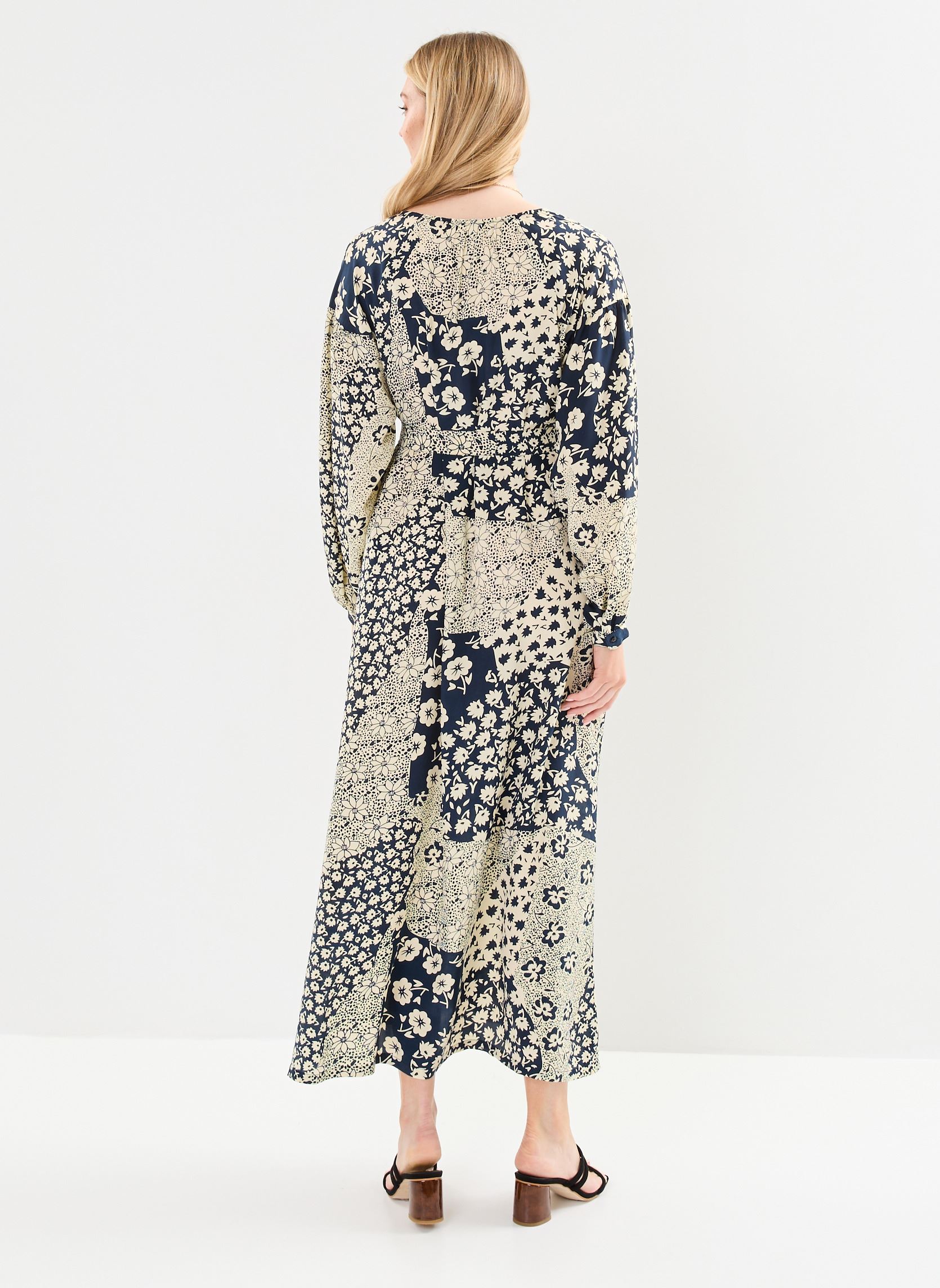 Robes longues Luna femme bleu Maison Hotel Robes longues Luna femme bleu NIGHT BLUE