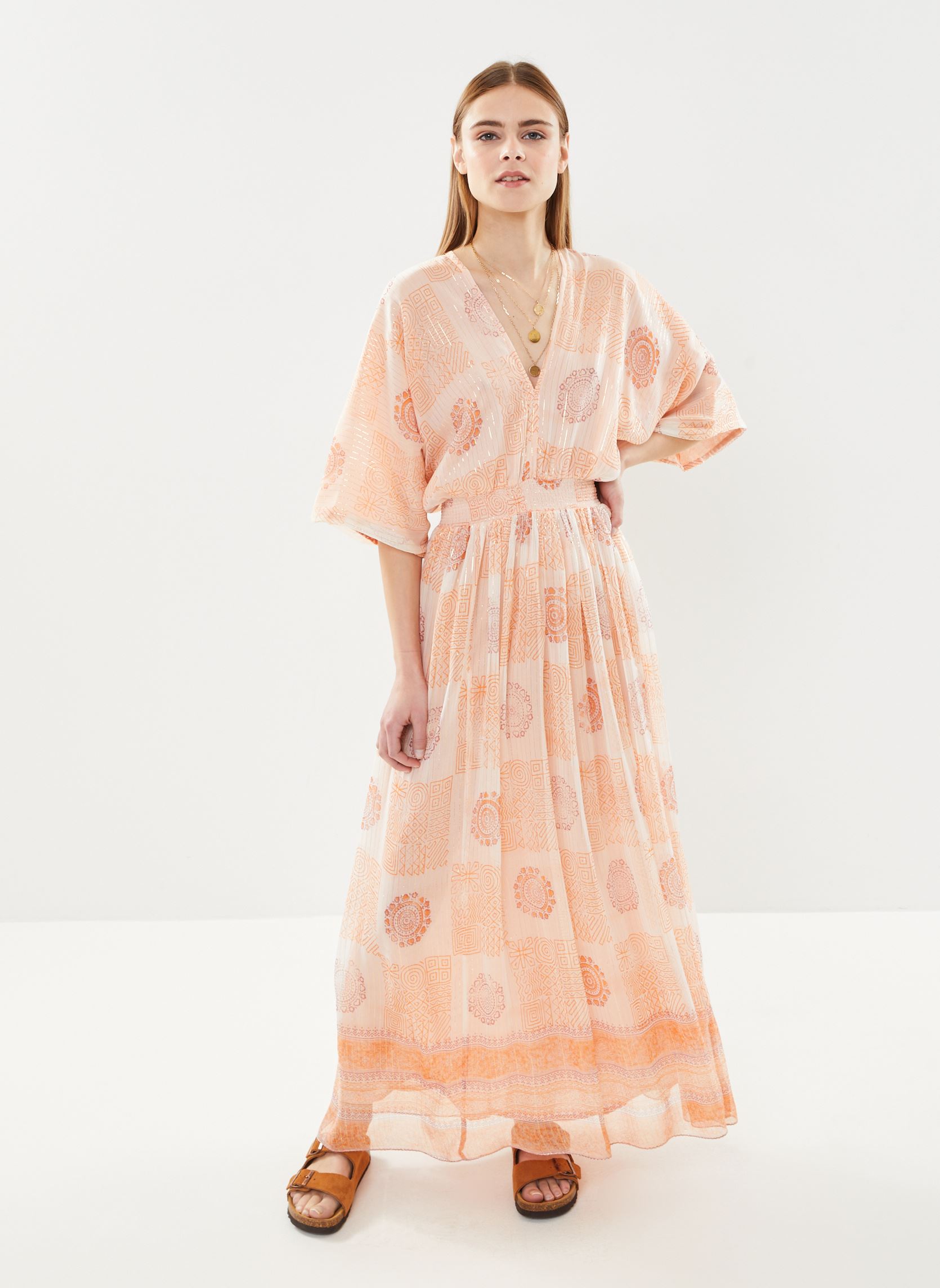 Lange Kleider Kala damen orange Maison Hotel Lange Kleider Kala damen orange GINGER CLEMENTINE