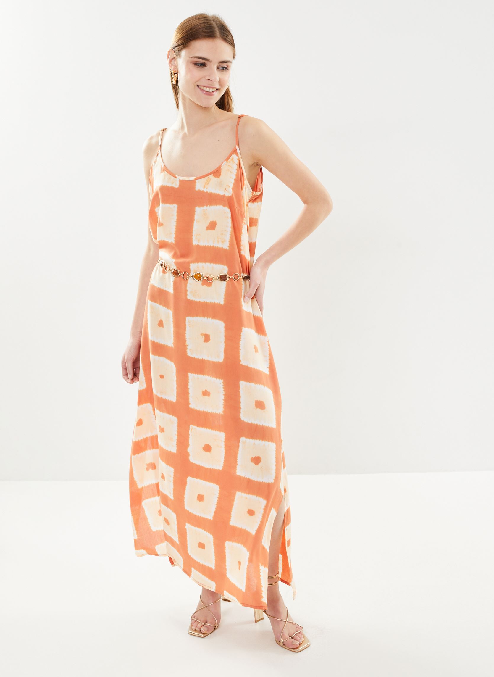 Robes longues Karina femme multicolore Maison Hotel Robes longues Karina femme multicolore terracota