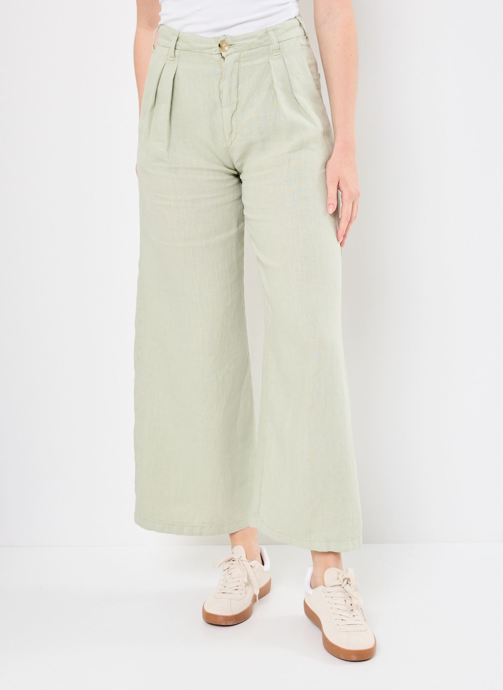 Pantalons larges Marisa femme vert Maison Hotel Pantalons larges Marisa femme vert Avocado