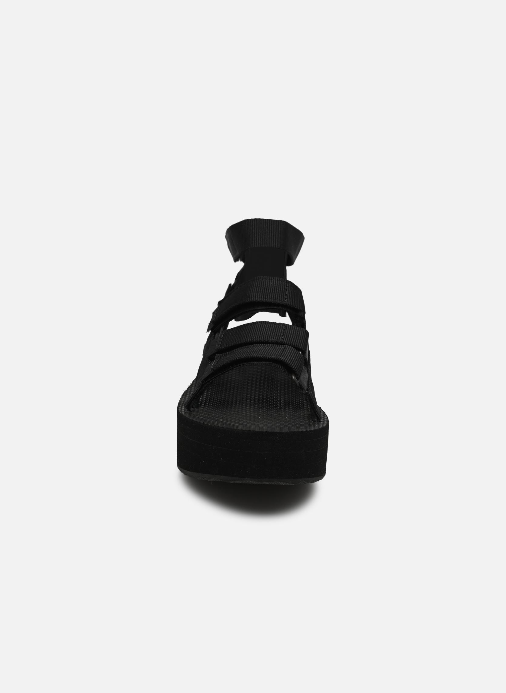 Sandales compensées et plateformes Flatform mevia W femme noir Teva Sandales compensées et plateformes Flatform mevia W femme noir Black