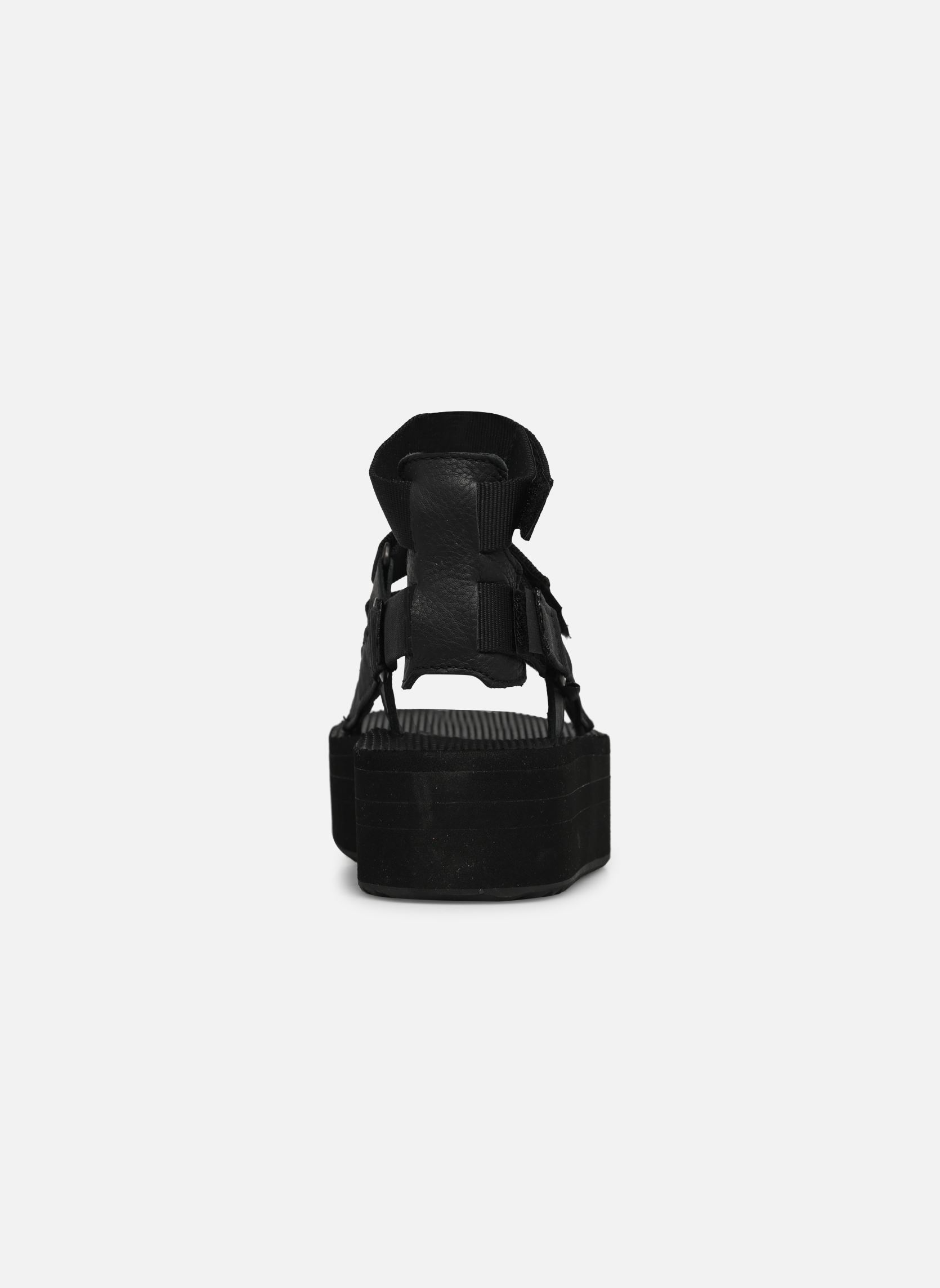 Sandales compensées et plateformes Flatform mevia W femme noir Teva Sandales compensées et plateformes Flatform mevia W femme noir Black