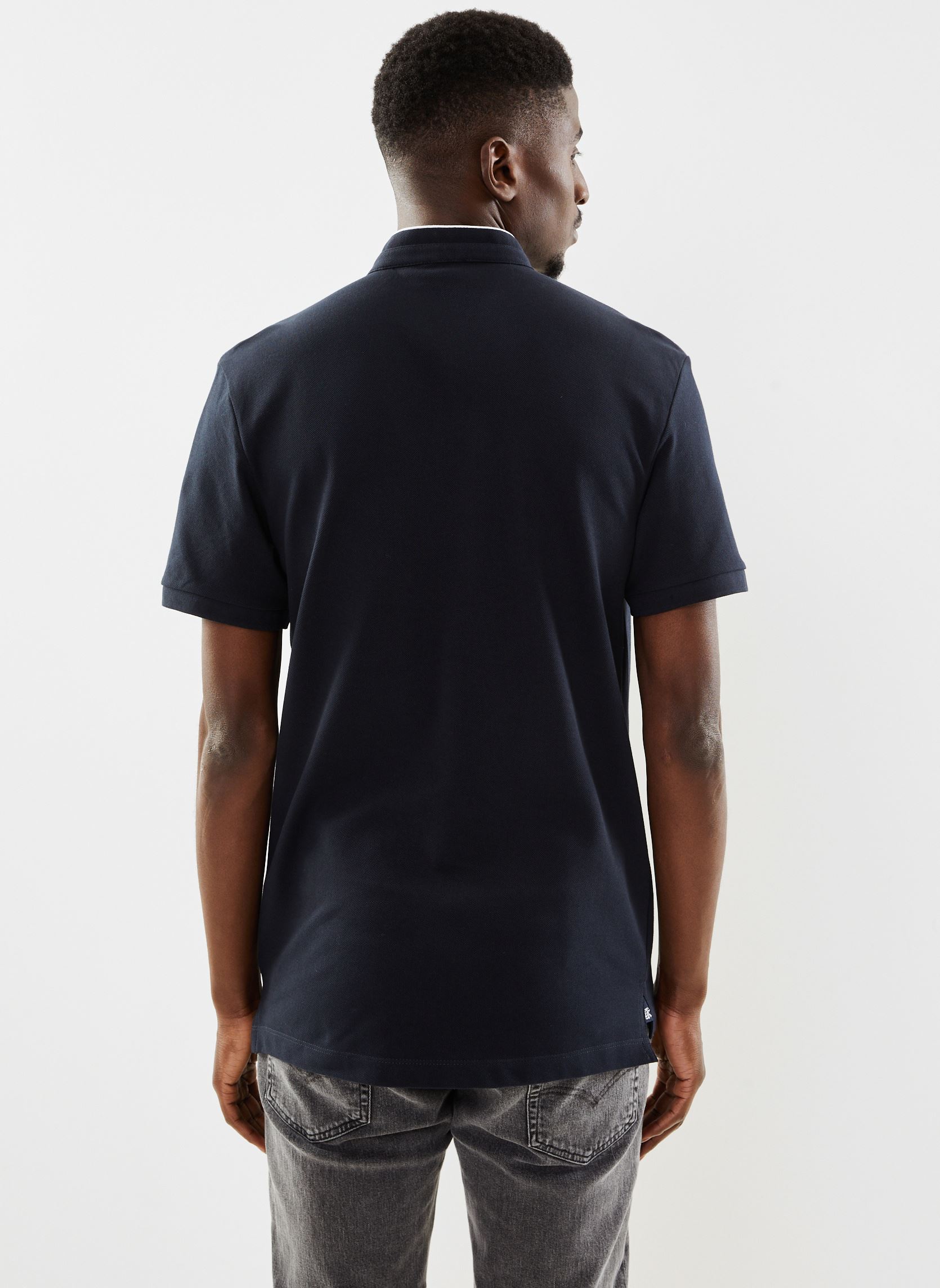 Kurzarm-Poloshirts HPOC28010K blau The Kooples Kurzarm-Poloshirts HPOC28010K blau Navy