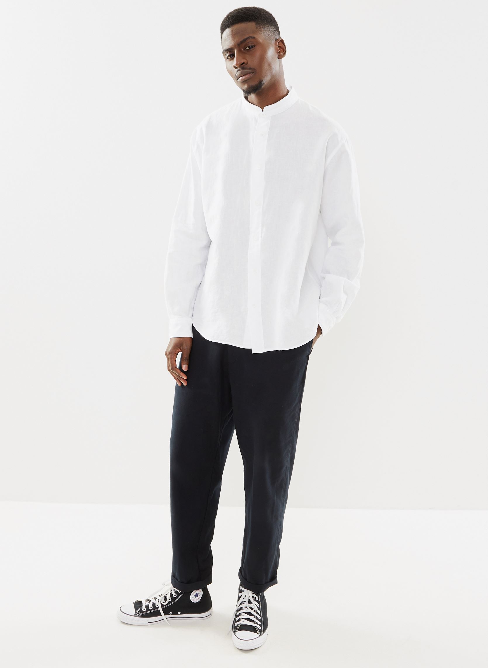Chemises HCCL28097K homme blanc The Kooples Chemises HCCL28097K homme blanc WHITE