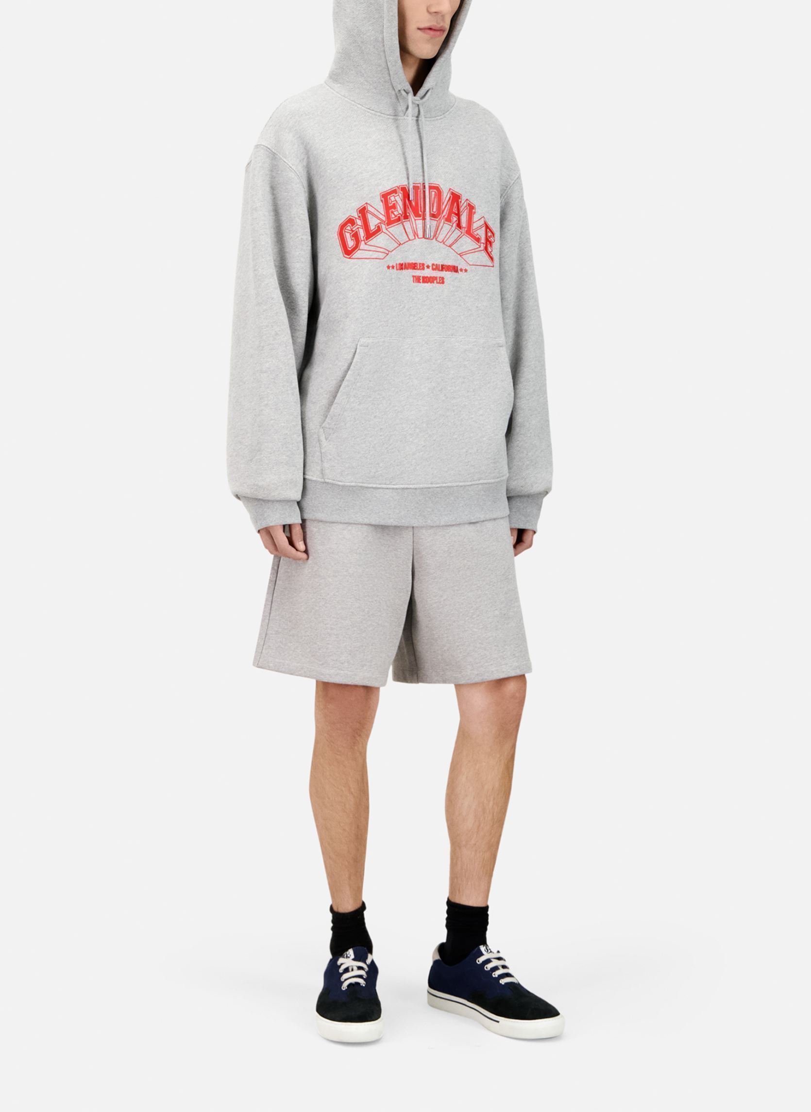 Kapuzenpullover HSWE28035K herren grau The Kooples Kapuzenpullover HSWE28035K herren grau Grey