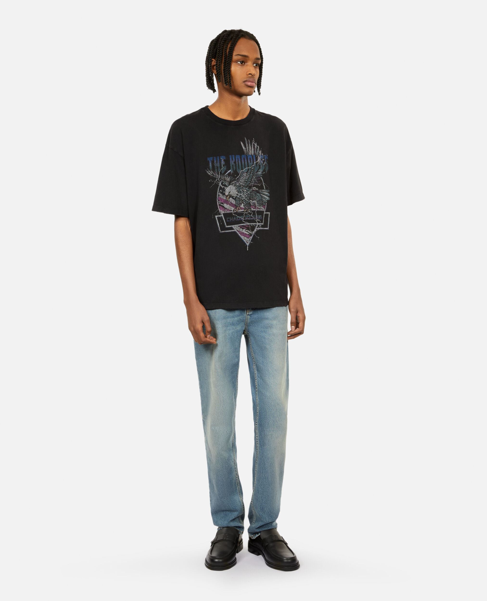 Tee-shirts manches courtes HTSC28032K homme noir The Kooples Tee-shirts manches courtes HTSC28032K homme noir Black