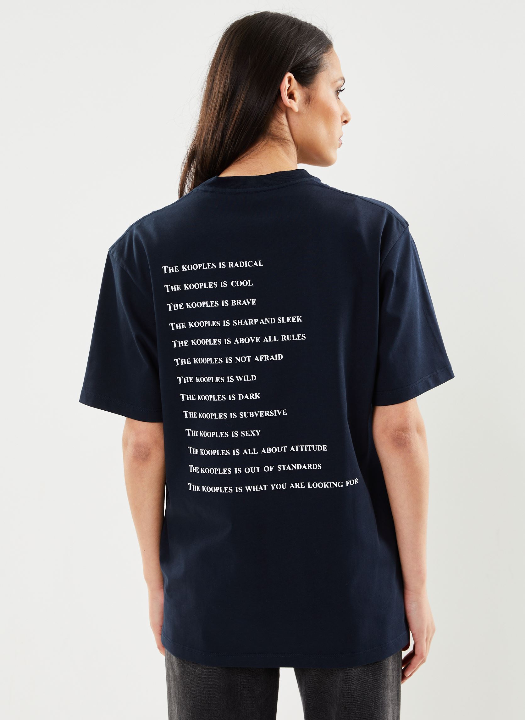 Kurzarm-T-Shirts HTSC26014K herren blau The Kooples Kurzarm-T-Shirts HTSC26014K herren blau Navy