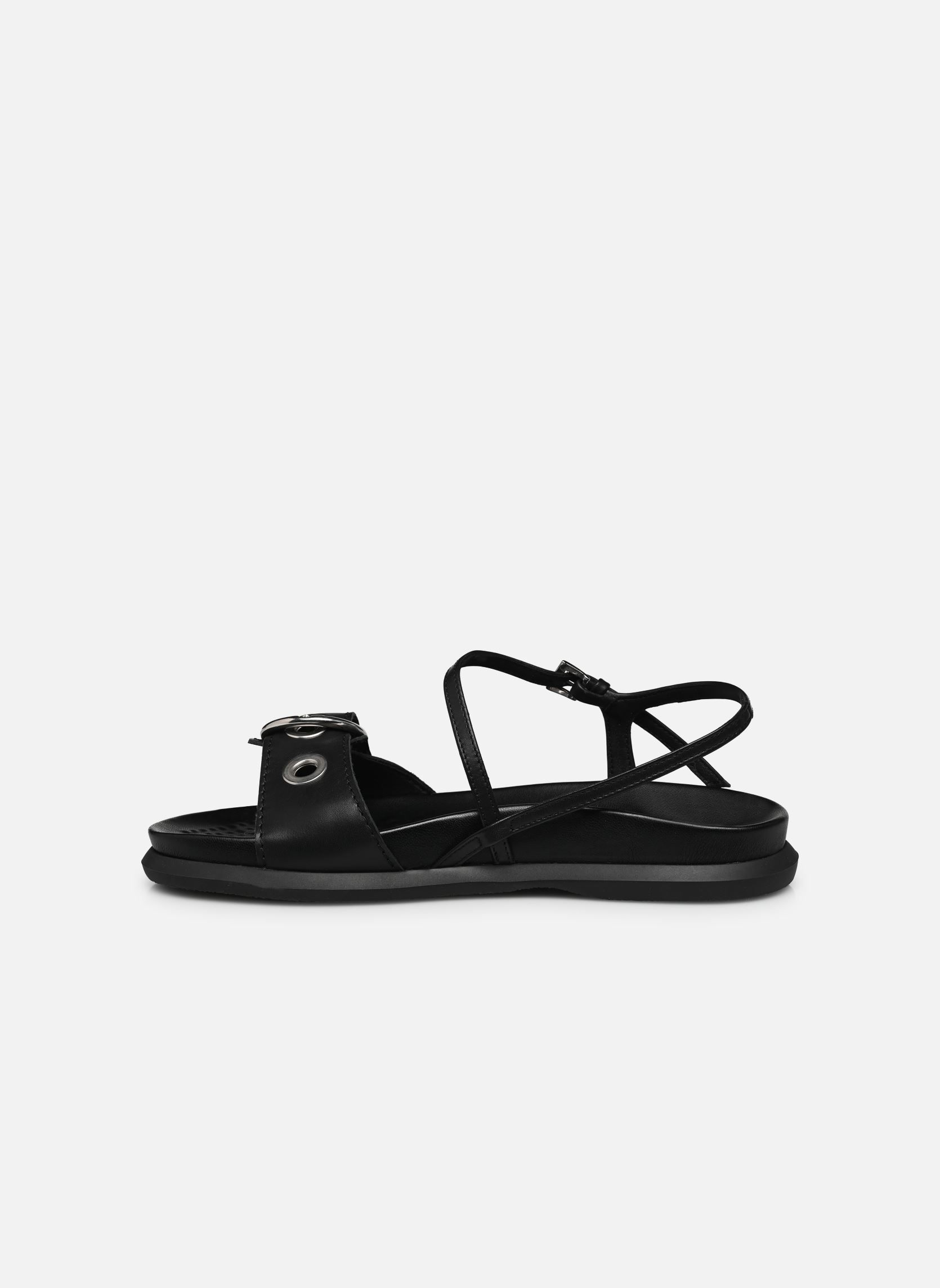 Flache Sandalen Silba damen schwarz E8 by Miista Flache Sandalen Silba damen schwarz BLACK